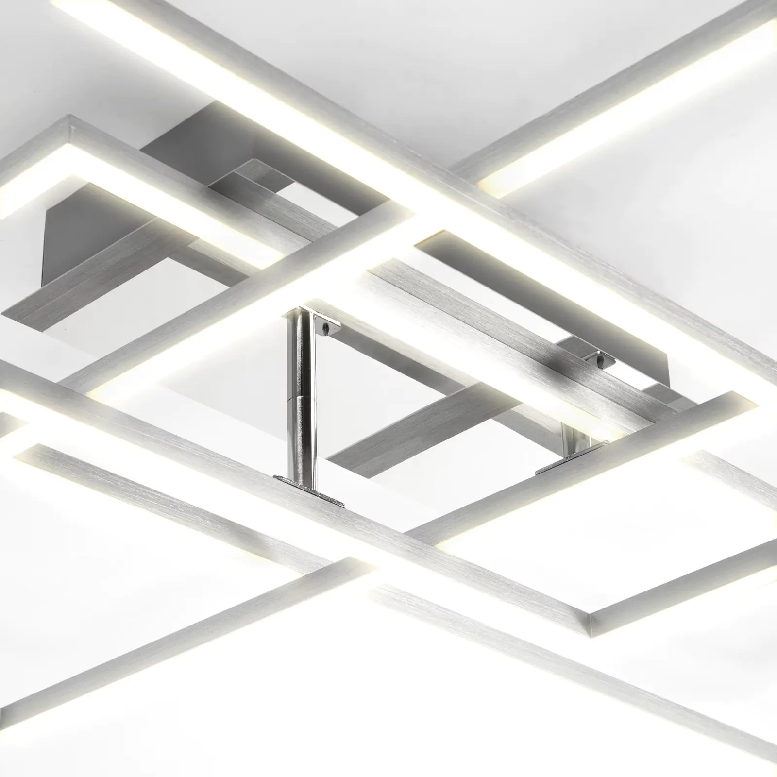 Briloner LED-Wand- und Deckenleuchte chrom-alu 50W
