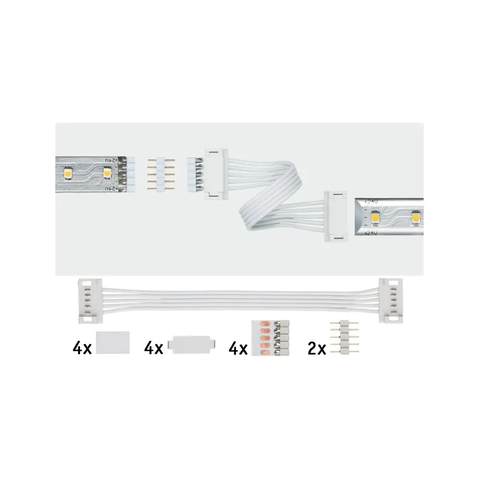 Paulmann MaxLED Universal Connector weiß 2er Pack