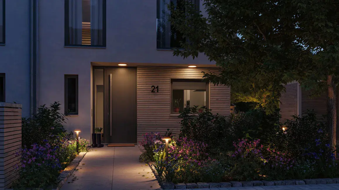 Paulmann LED-Gartenleuchte ZigBee anthrazit dimmbar