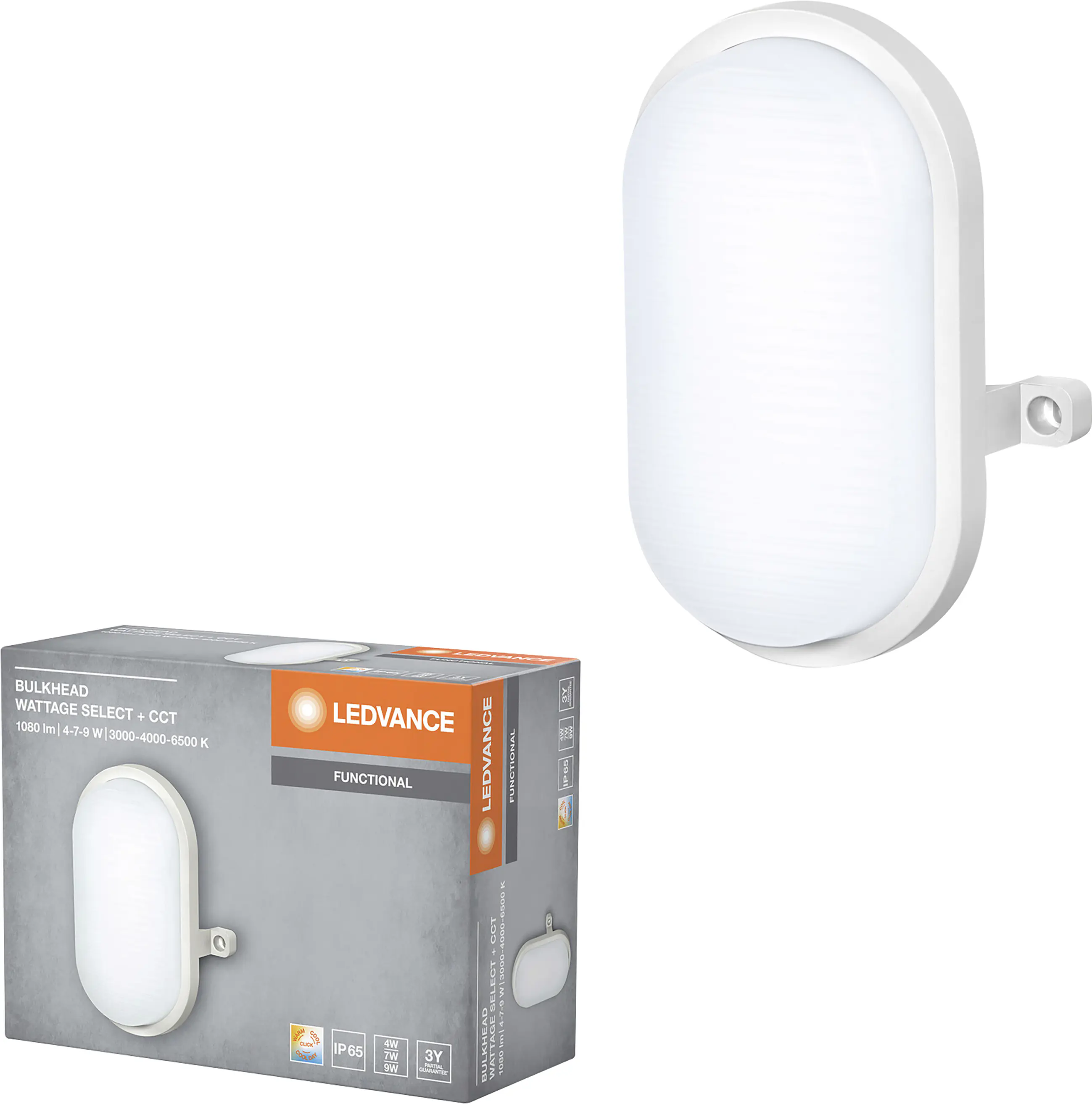 Osram LED Wandleuchte Bulkhead 4W/7W/9W CCT weiß
