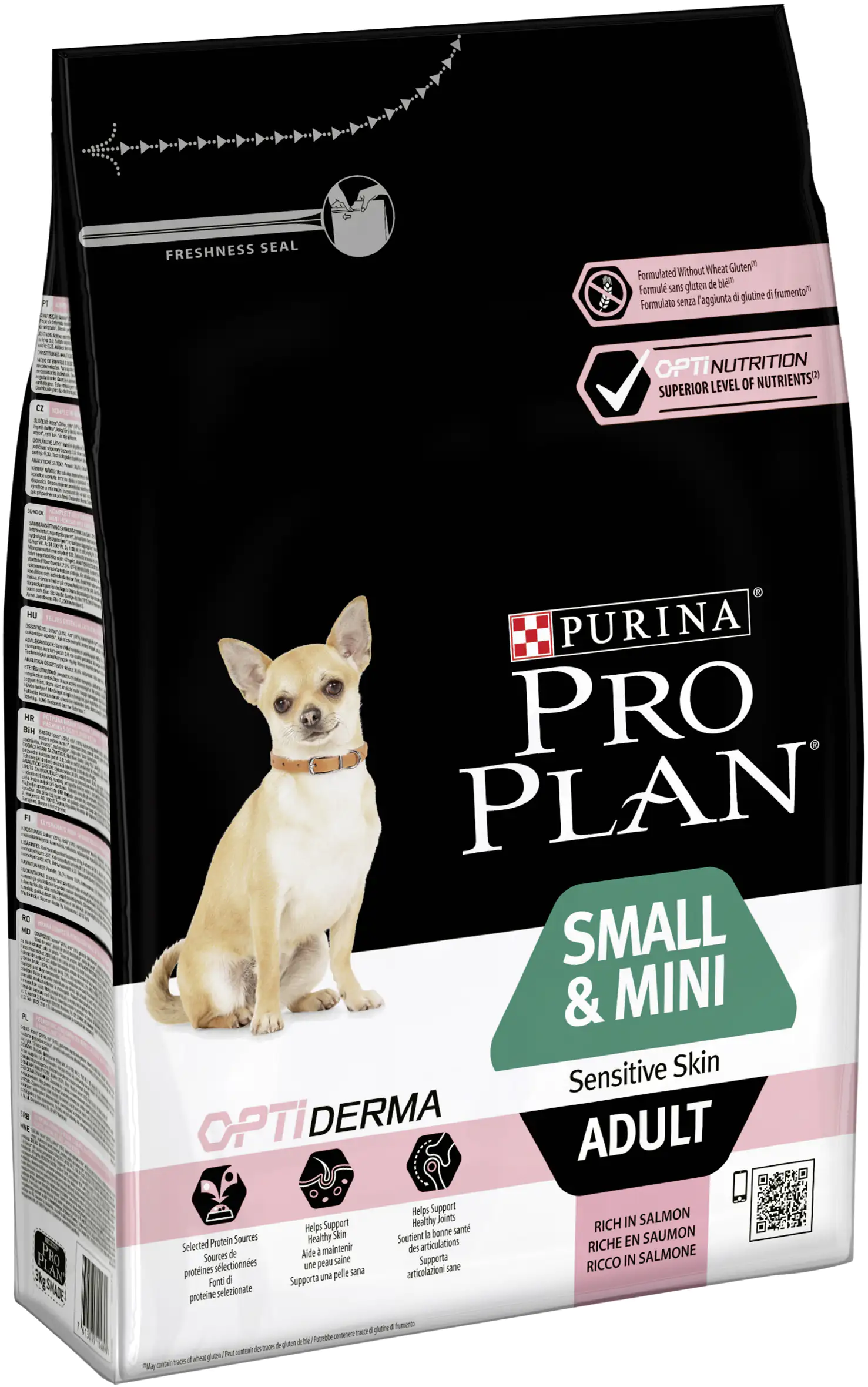 Purina Pro Hundetrockenfutter Adult Mini 3 kg Lachs & Reis