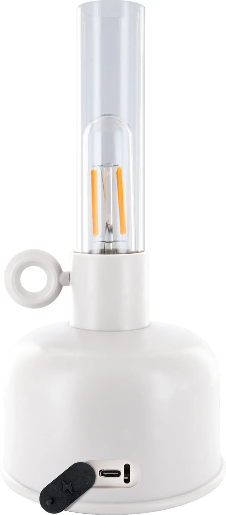 Schwaiger Akku LED Retro Tischlampe TILA3802 weiß