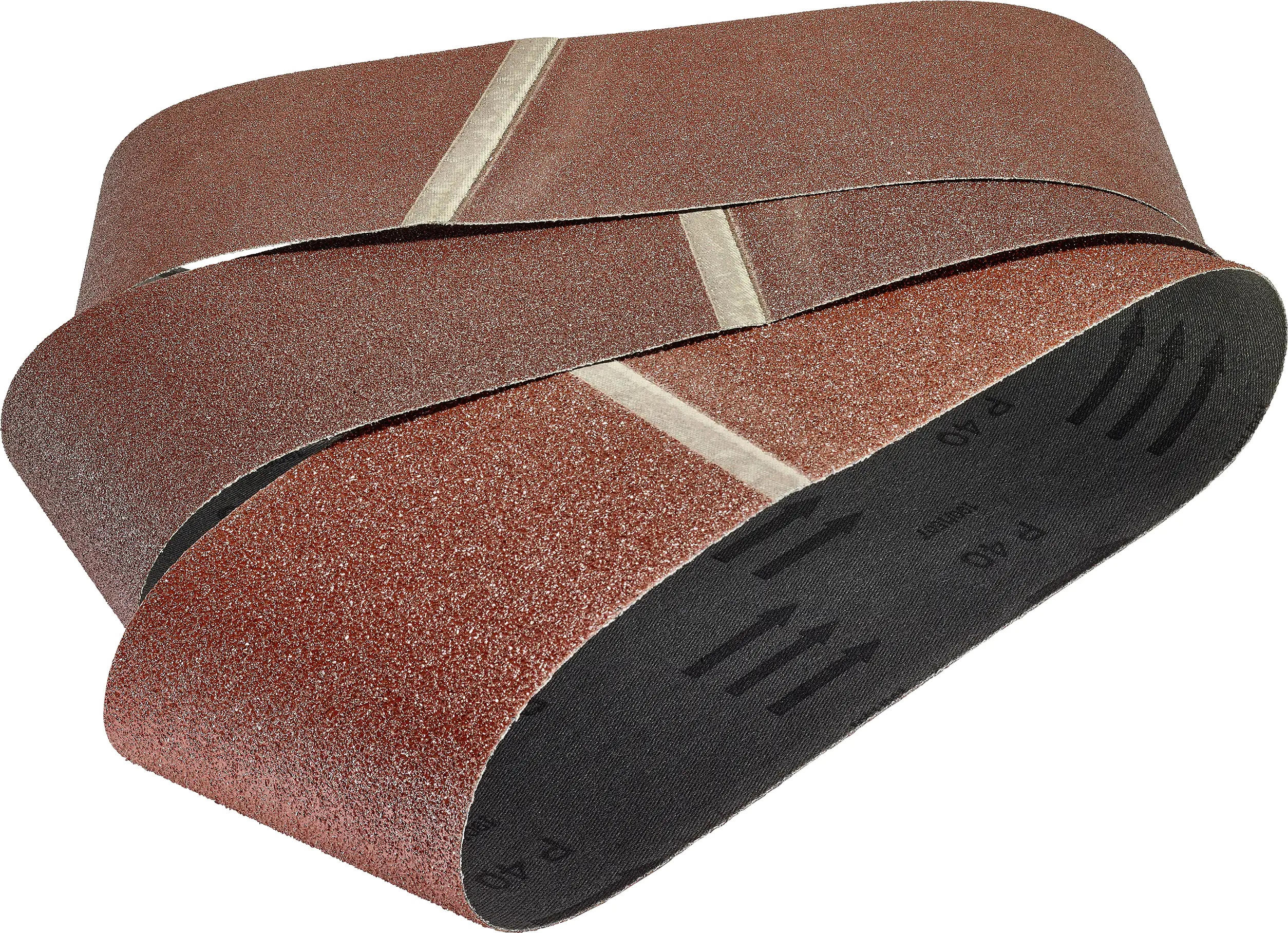Wolfcraft Schleifbänder K40 80 120 76 x 457 mm 6-teilig