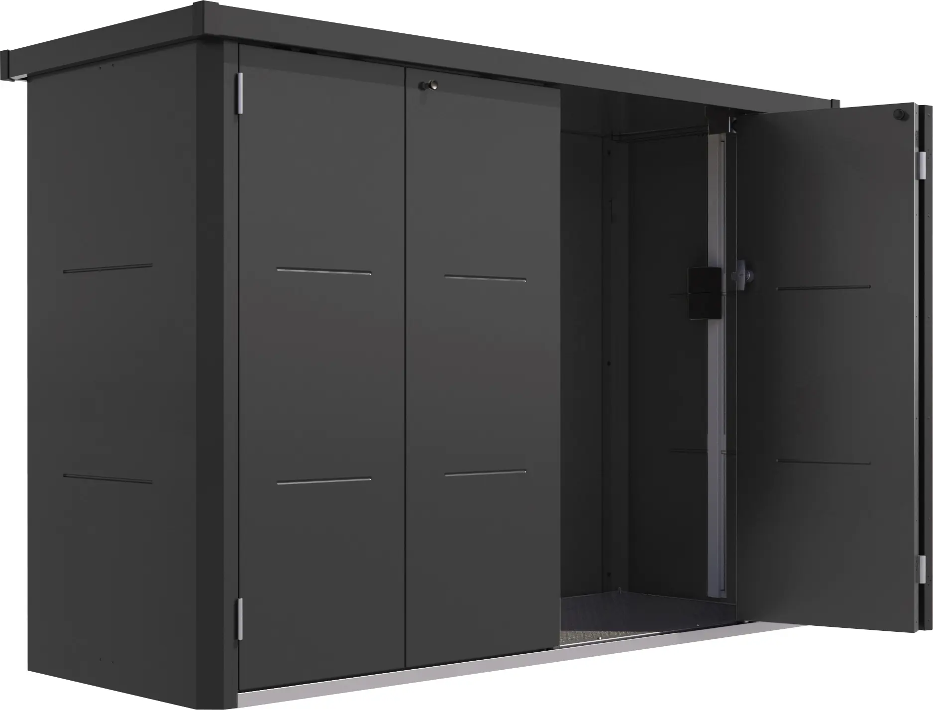 Telluria Fahrradbox Velotto schwarz 203 x 75 cm