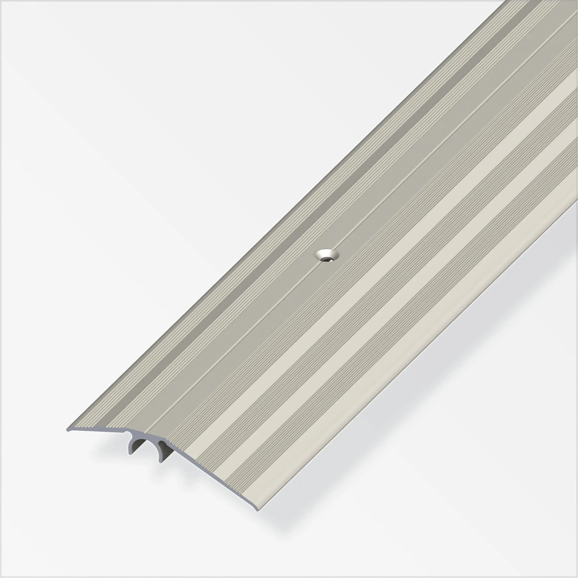alfer Niveauausgleichs-Profil 1 m, 56 mm Aluminium eloxiert titan