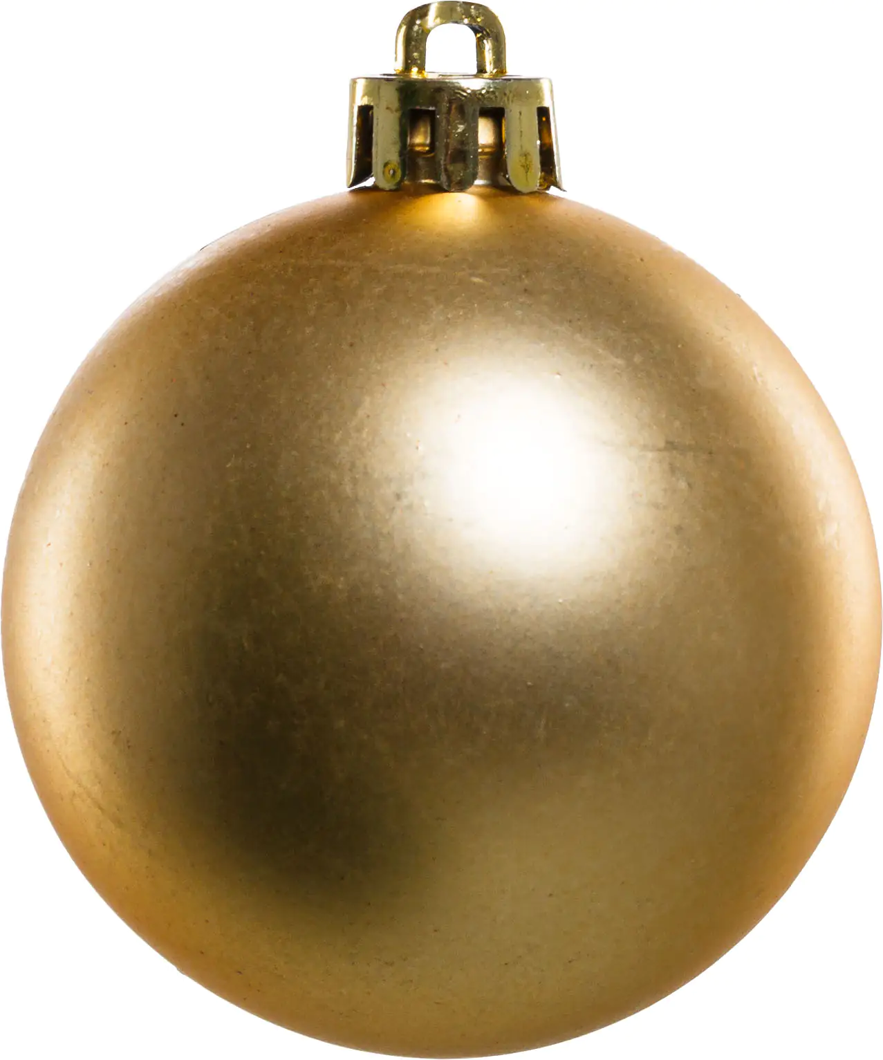 TrendLine Weihnachtskugeln bruchfest, langlebig Ø 6 cm gold 12 Stück