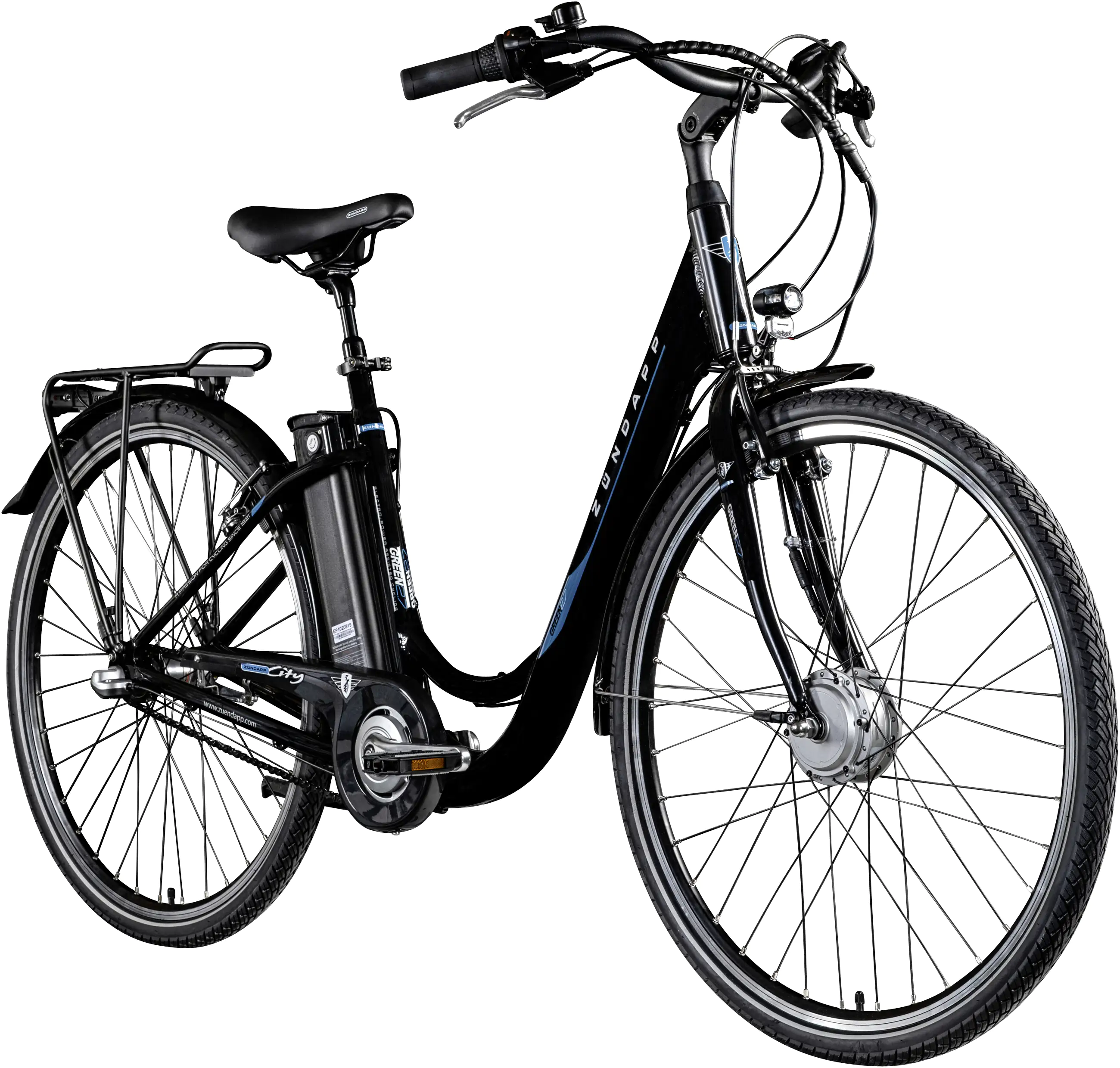 Zündapp E-Bike City Green 2.7 28 Zoll RH 48cm 3-Gang 536 Wh schwarz blau