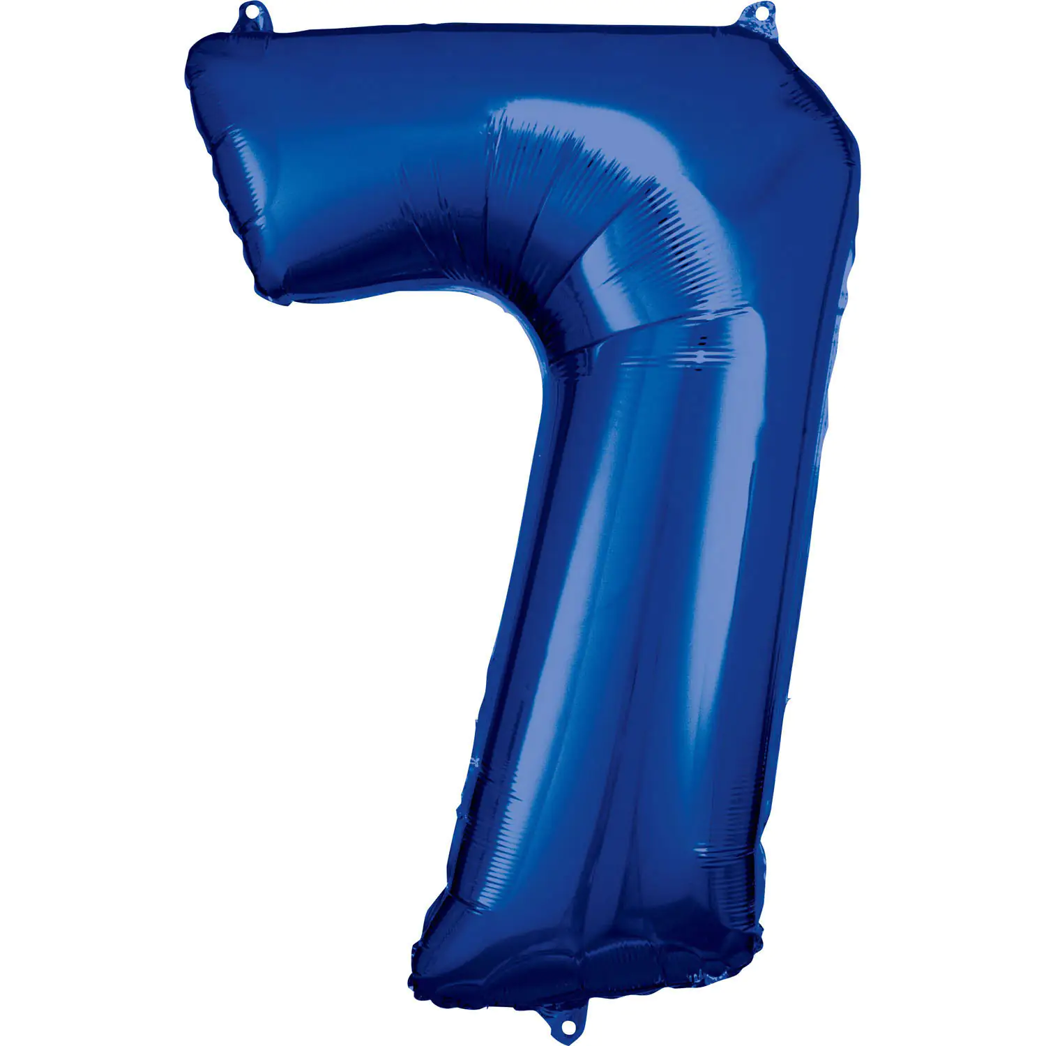 Folienballon Zahl 7  blau 57 cm x 86 cm