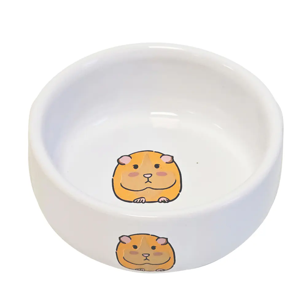 Nobby Futtertrog Keramik Hamster Ø 8 cm - 100 ml weiß