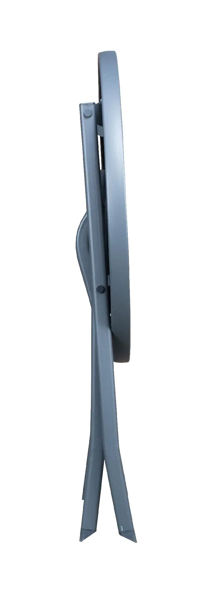 WESTFIELD Balkonset anthrazit 2 x Stuhl, 1x Tisch Ø 60 cm