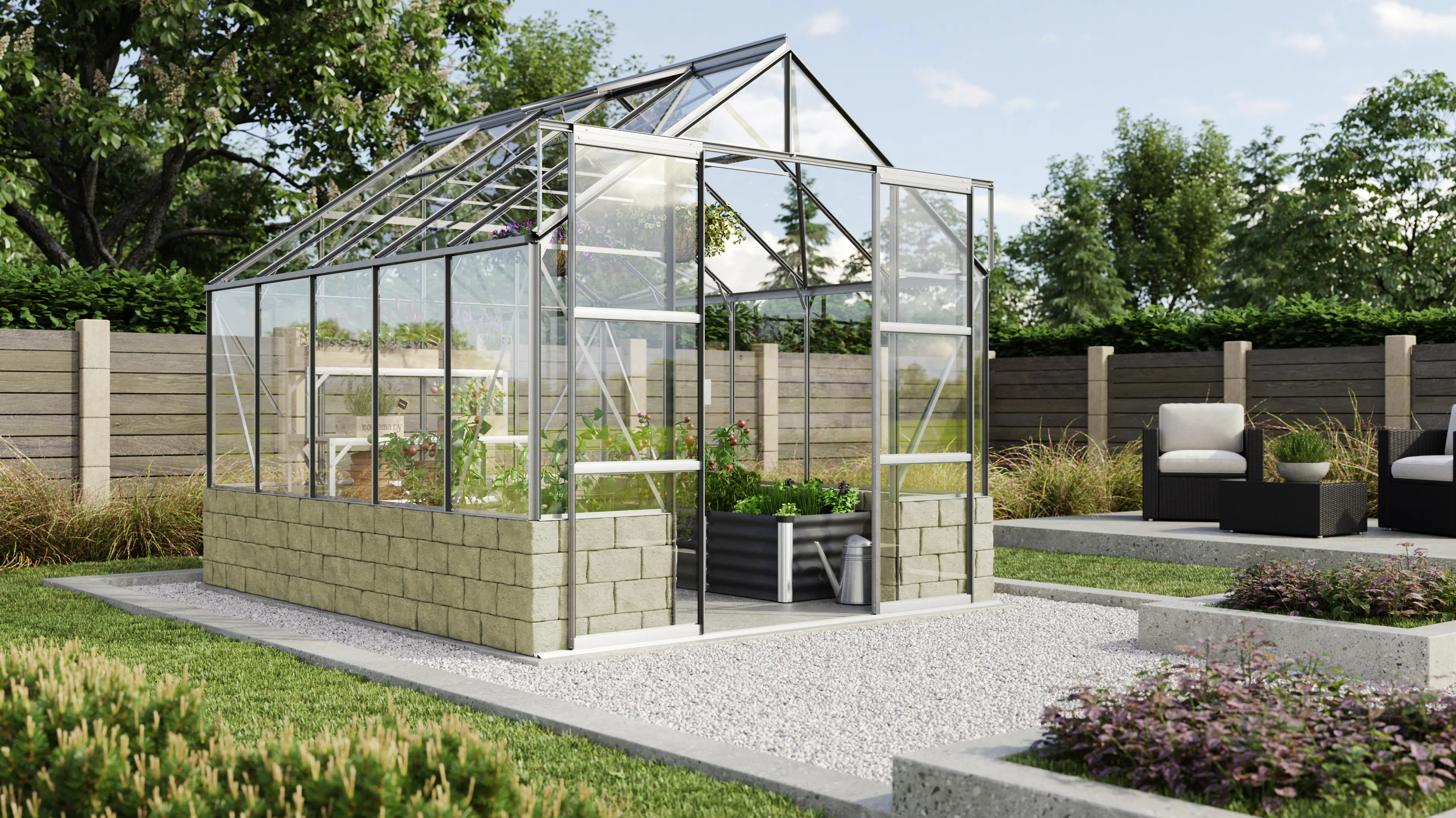 Vitavia Gewächshaus Cassandra 8300 257 x 324 cm 3 mm ESG