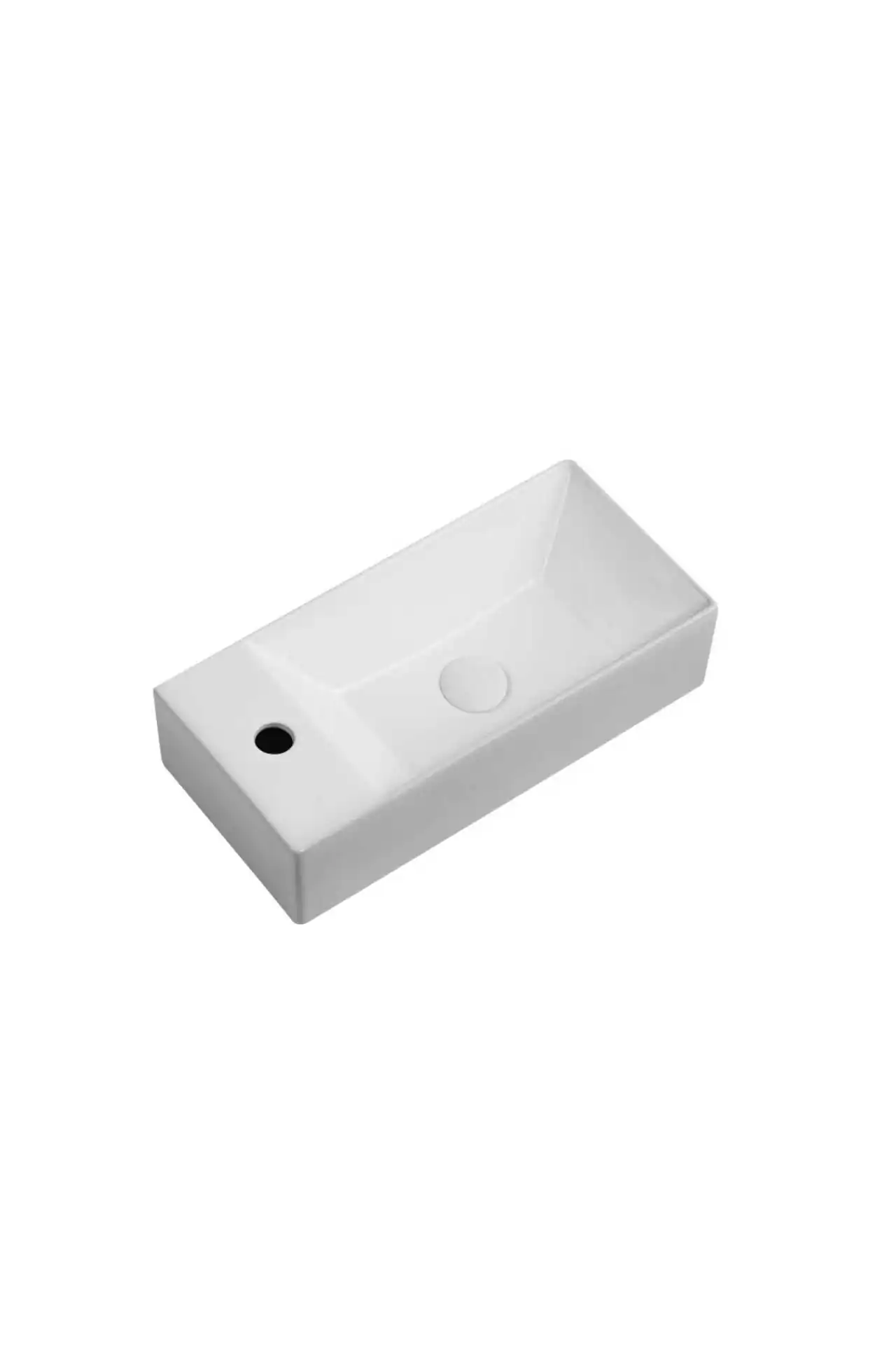 Primaster Waschbecken Keramik Fiora 50 x 24 cm weiß