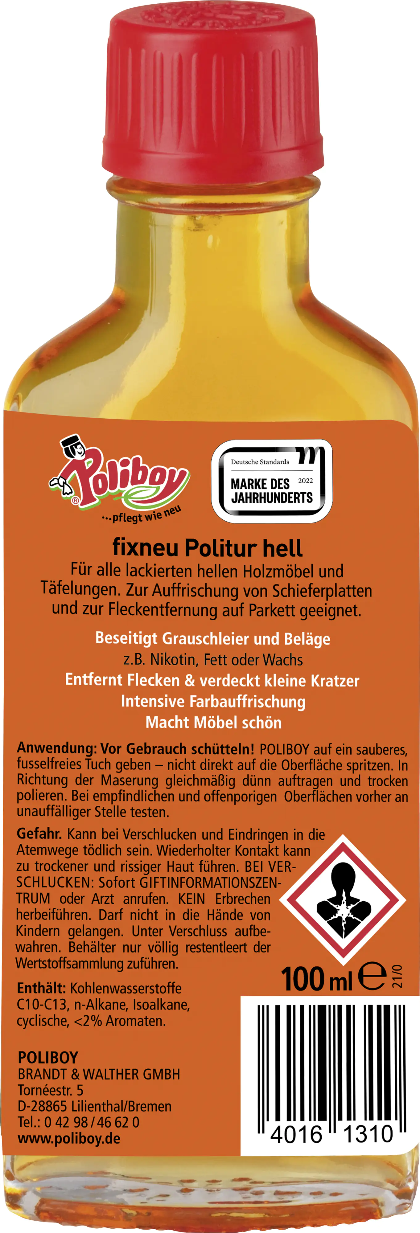 Poliboy Fixneu Politur 100 ml hell
