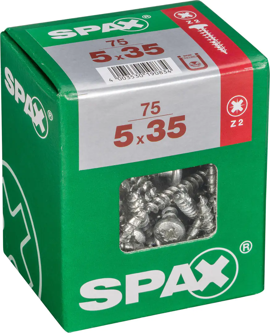 Spax Universalschrauben 5.0 x 35 mm TX 20 - 75 Stk.