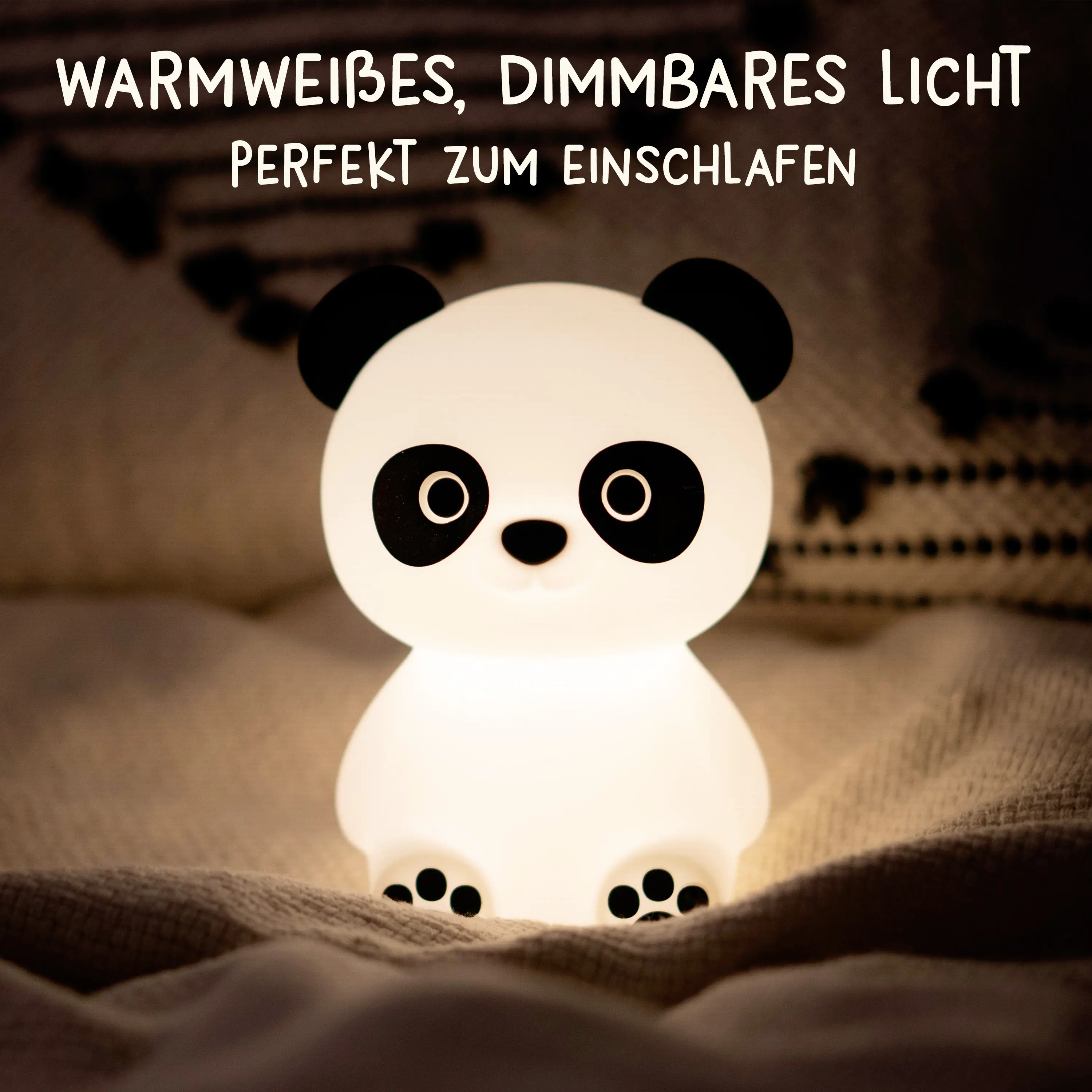 Megalight LED Deko Licht Paddy Panda 3W, RGBW, weiß