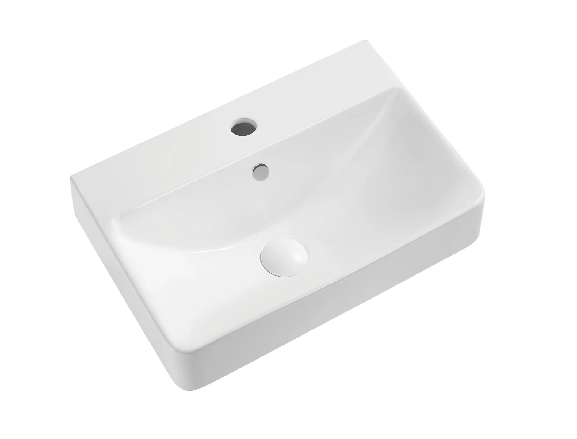 Primaster Waschbecken Keramik Elina 50 x 40 cm weiß