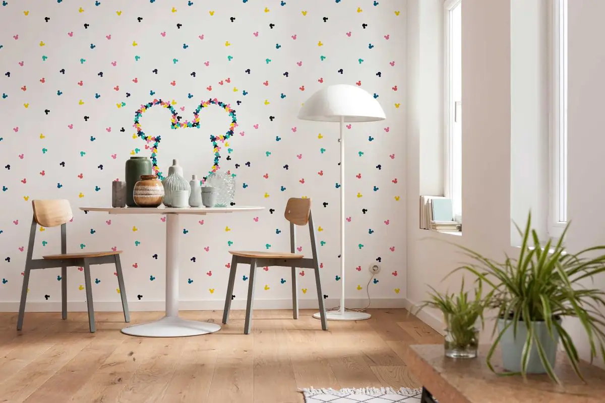 Komar Vlies Fototapete Mickey Heads-Up 400 x 280 cm 