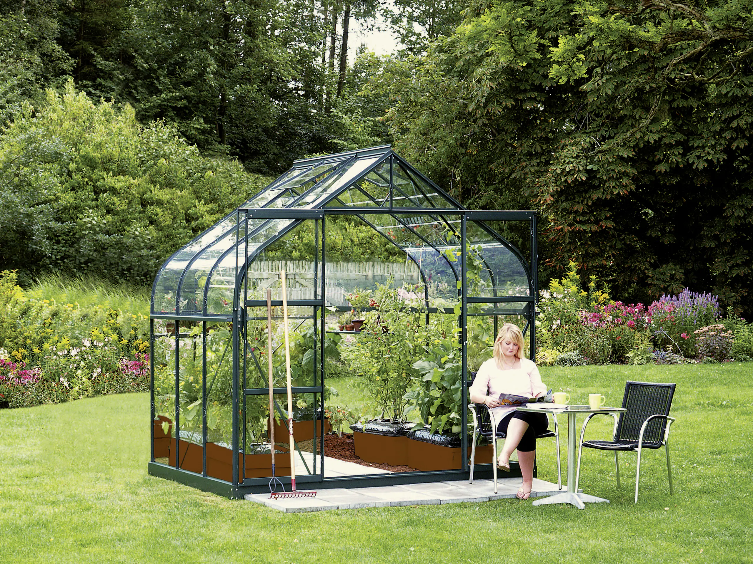 Vitavia Gewächshaus Dione 5000 264 x 195 cm 3 mm ESG