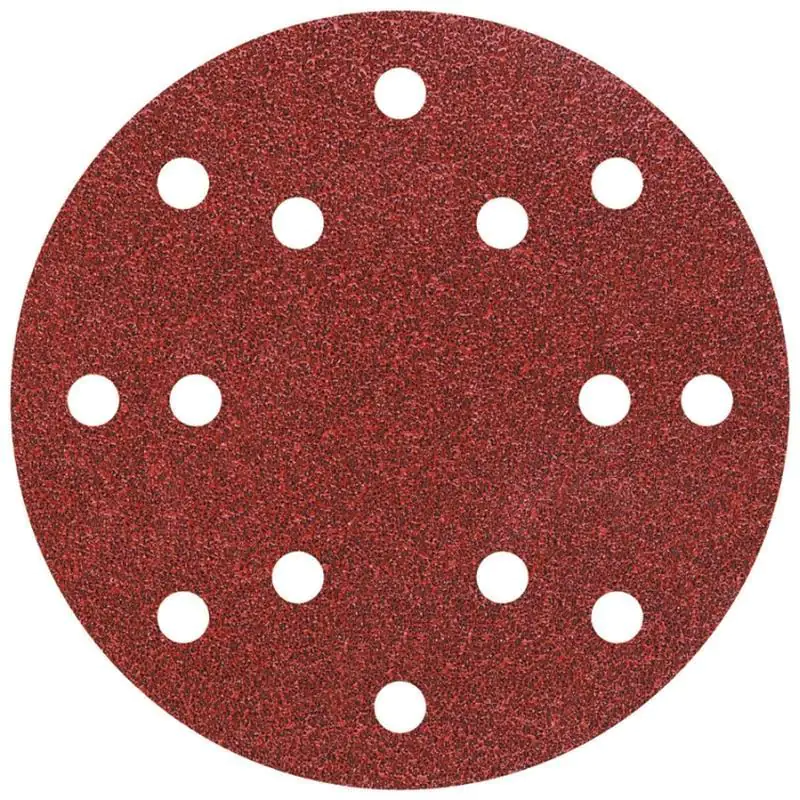 Wolfcraft Haftschleifscheiben-Set 150 mm K40 K80 K120 10 Stück