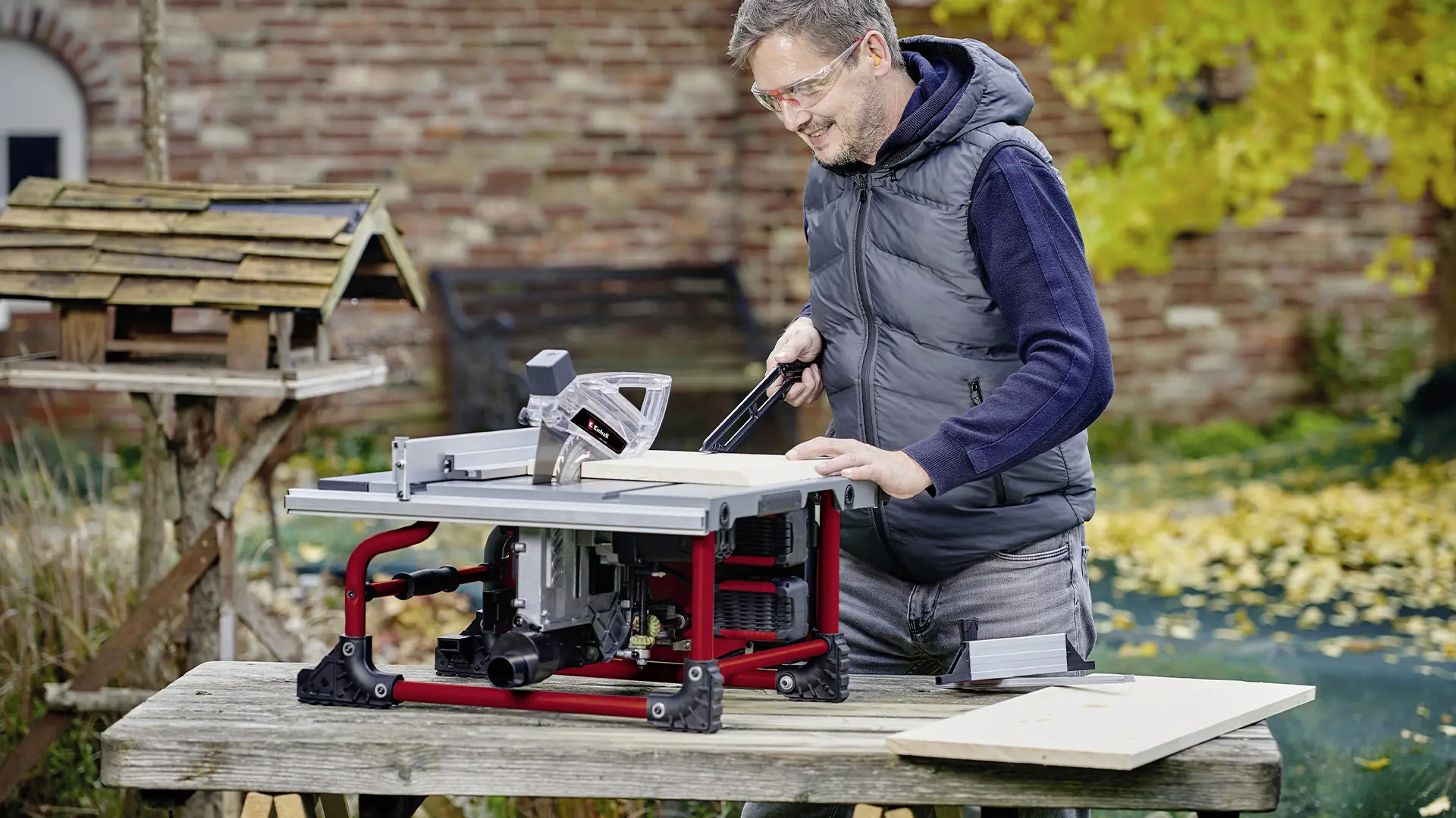 Einhell Expert Akku-Tischkreissäge TE-TS 36/210 Li Solo 36 V