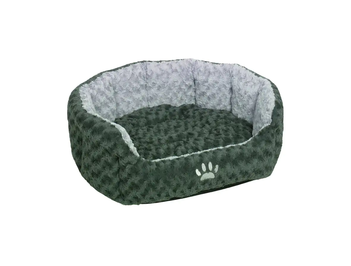 Nobby Komfortbett Seoli oval dunkelgrau/hellgrau