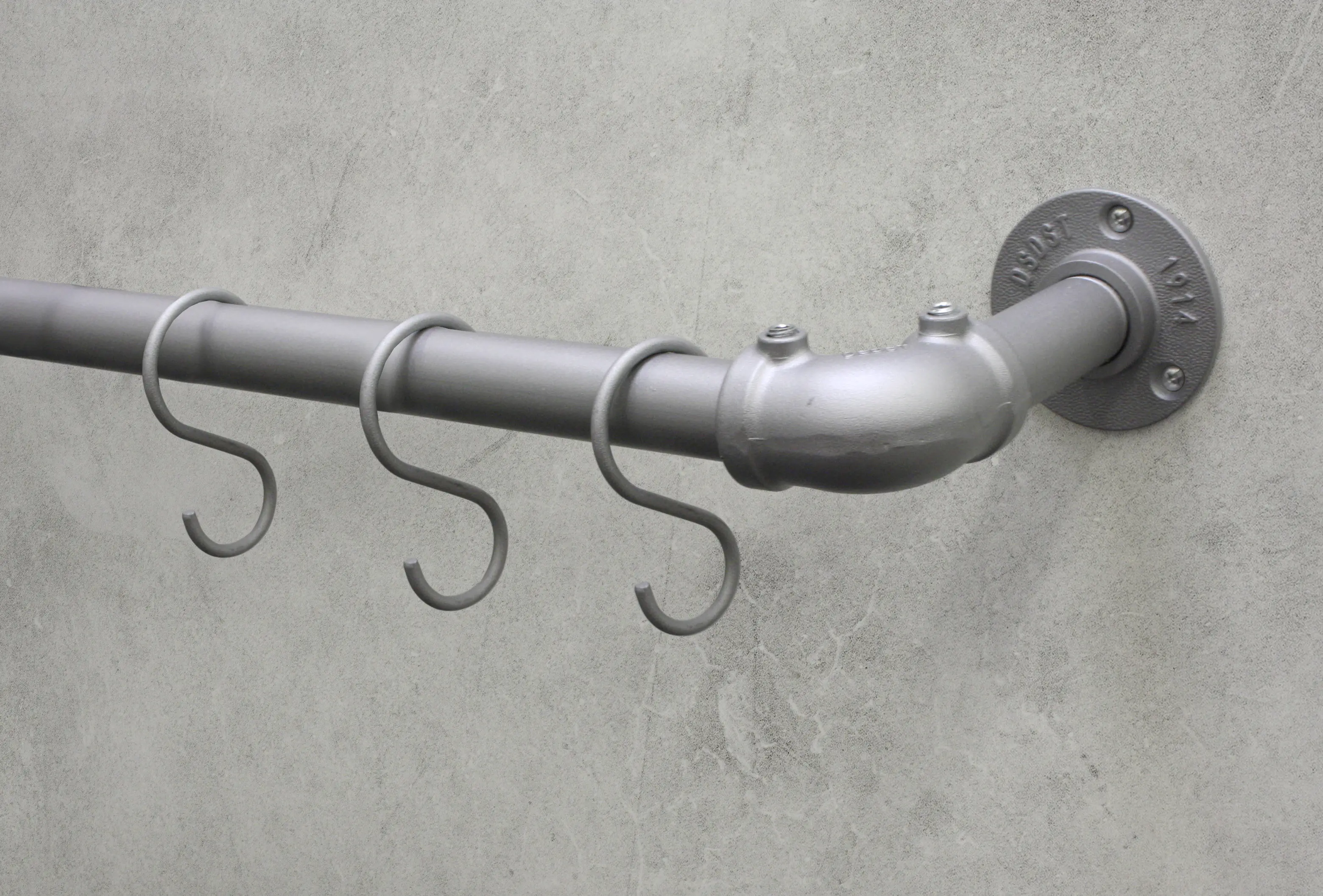 Gardinia S-Haken Industrial Home für Ø 25 mm silber
