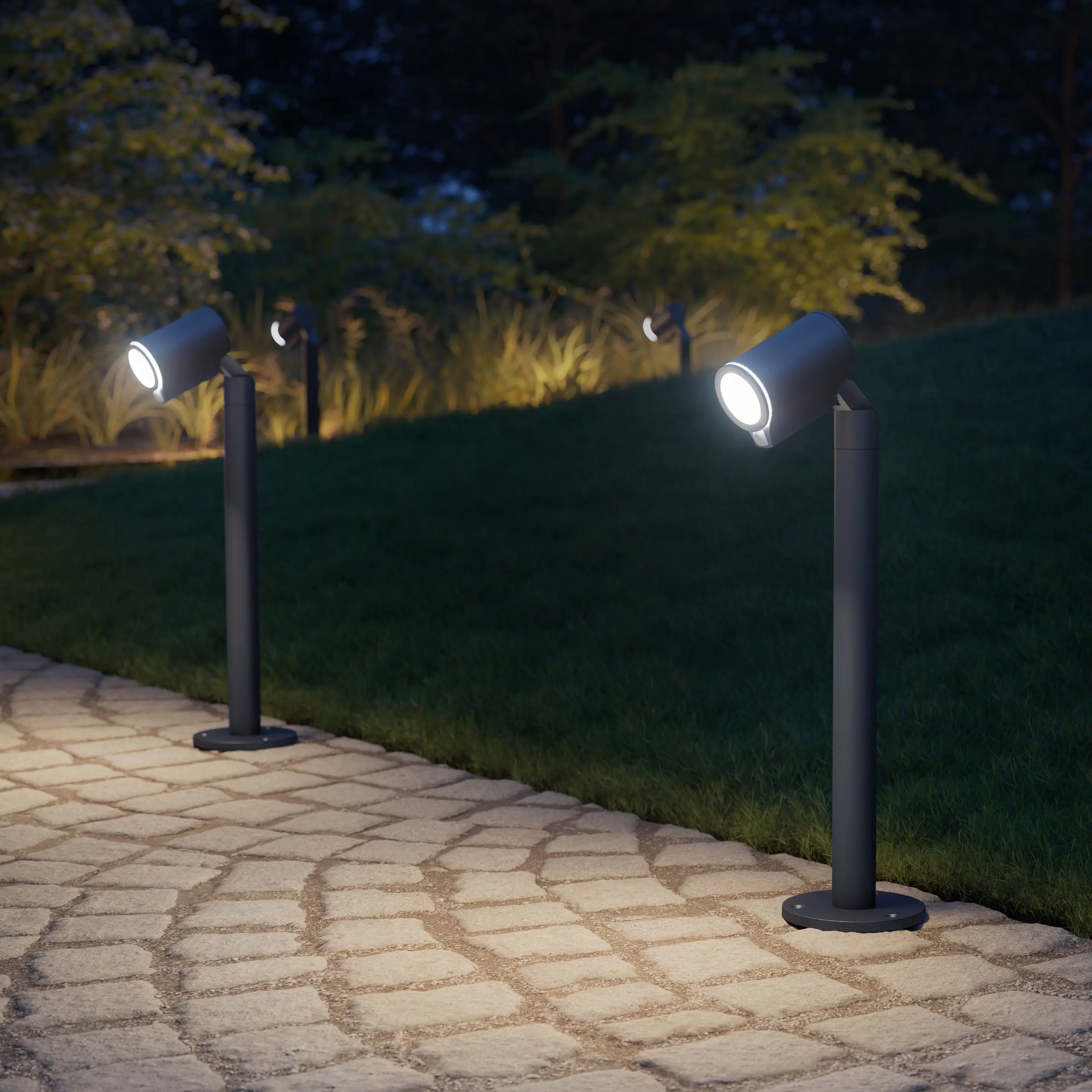 Steinel Strahler Spot Way SC Anthrazit mit Bewegungsmelder & Bluetooth