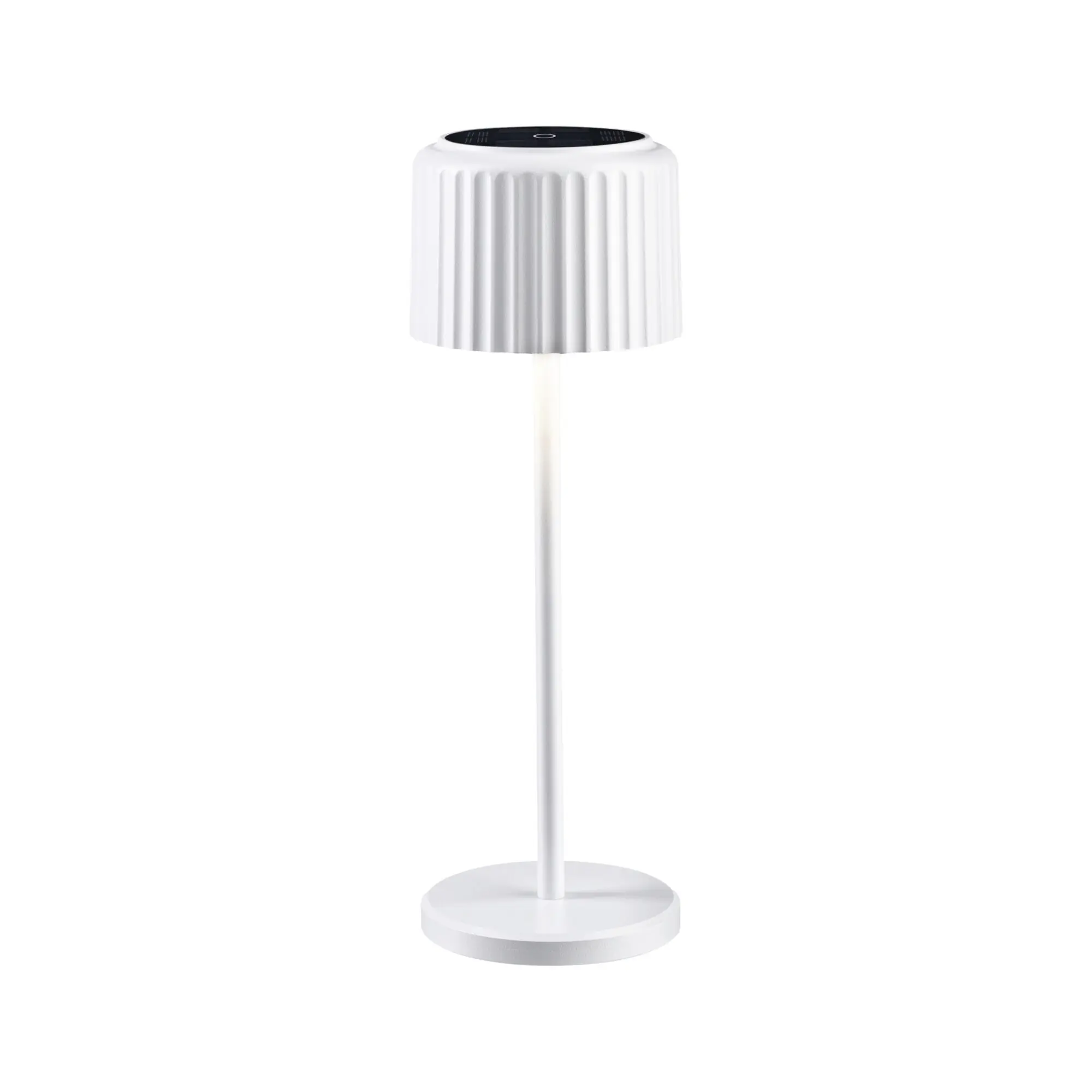Paulmann Solar-Akku-Tischleuchte Else weiß 30,5 cm warmweiß 