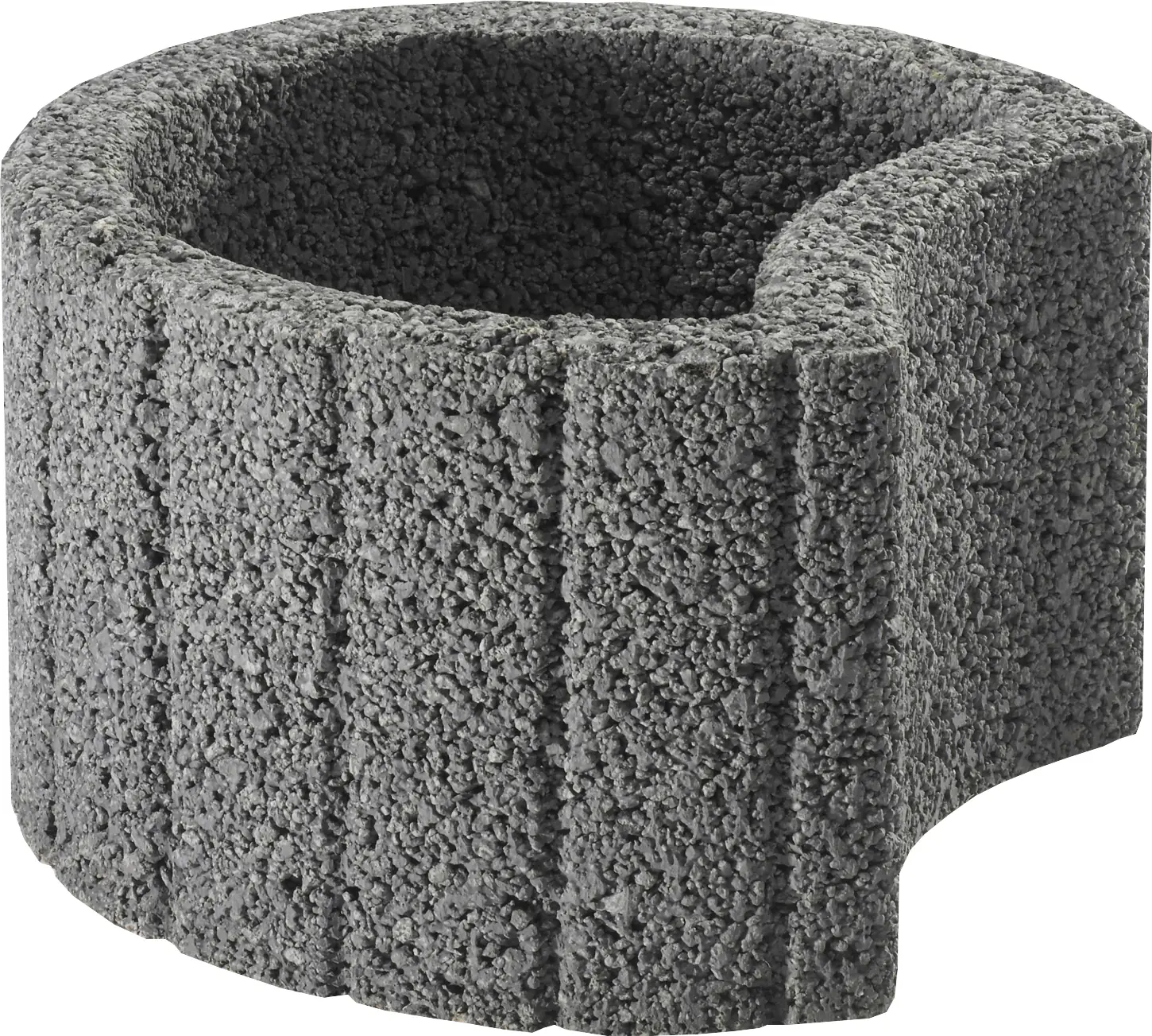 Kann Pflanzstein Klein 35 x 28 x 20 cm anthrazit