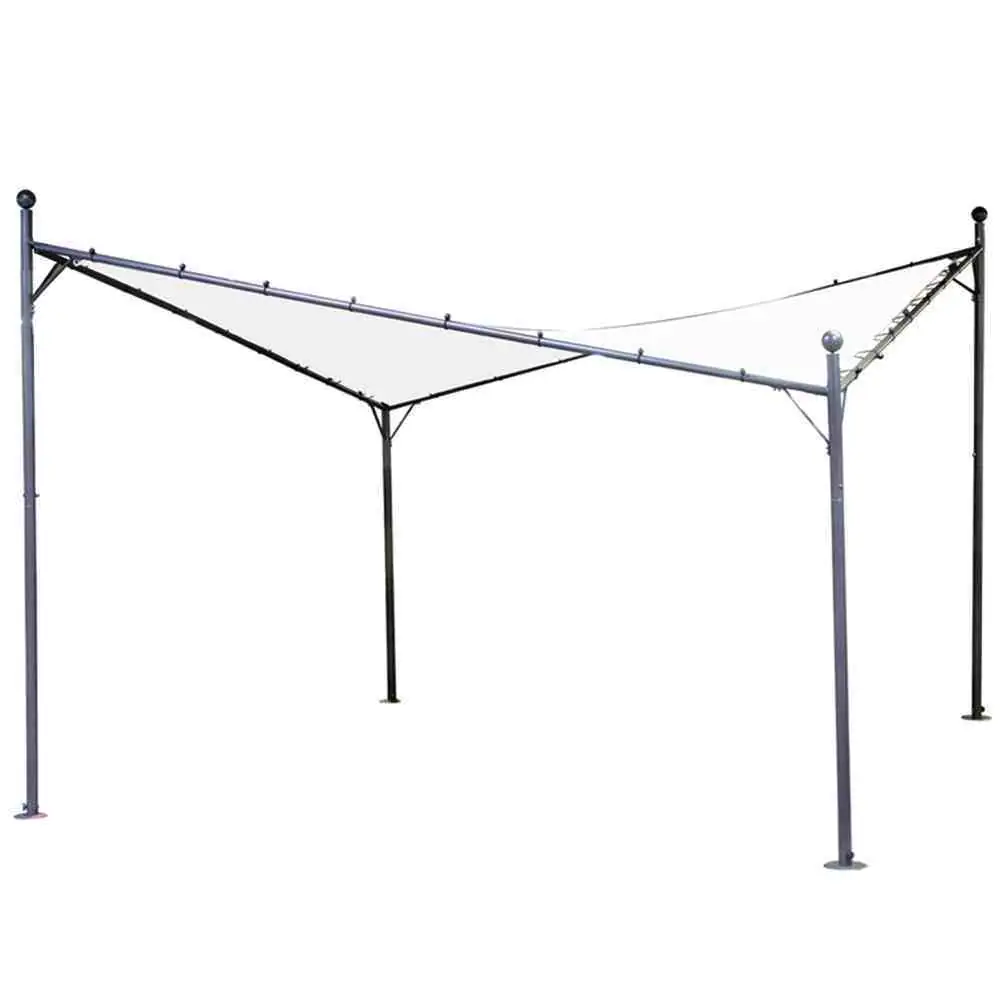 Siena Garden Dachbezug weiß zu Pavillon Berlino 400 x 400 cm weiß