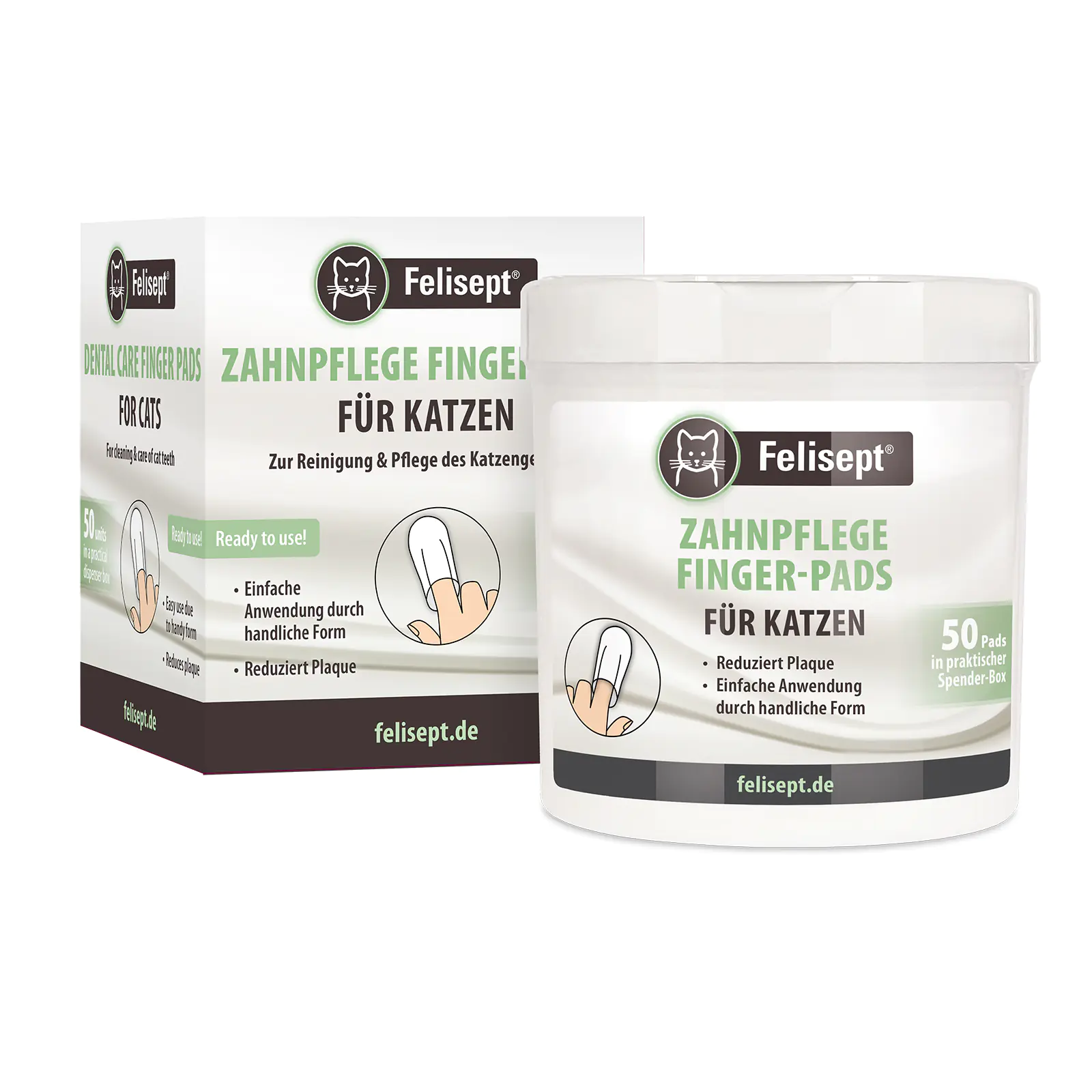 Felisept Zahnpflege Pads für Katzen 50 Stück