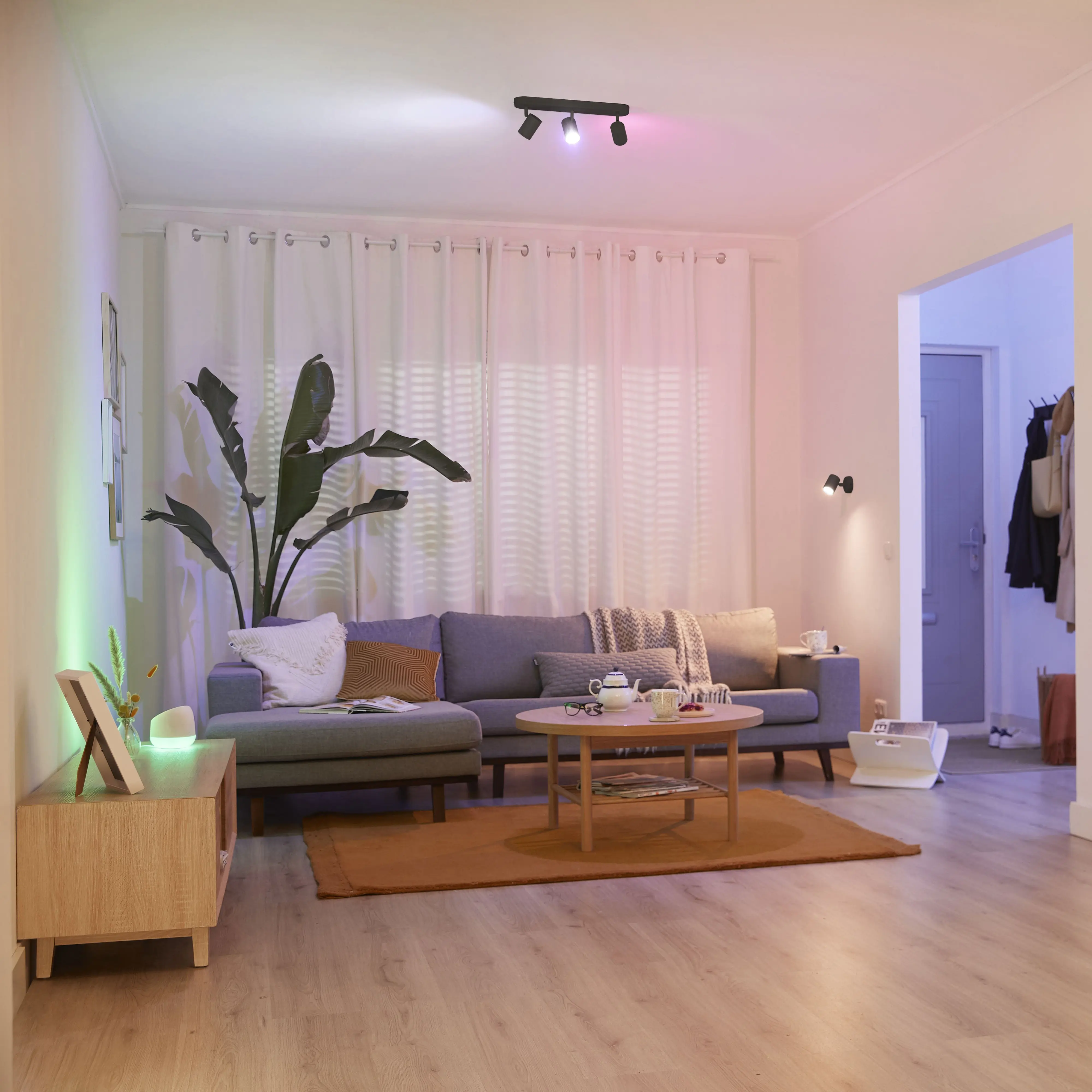 Wiz 3er Spot Imageo 15W RGB schwarz