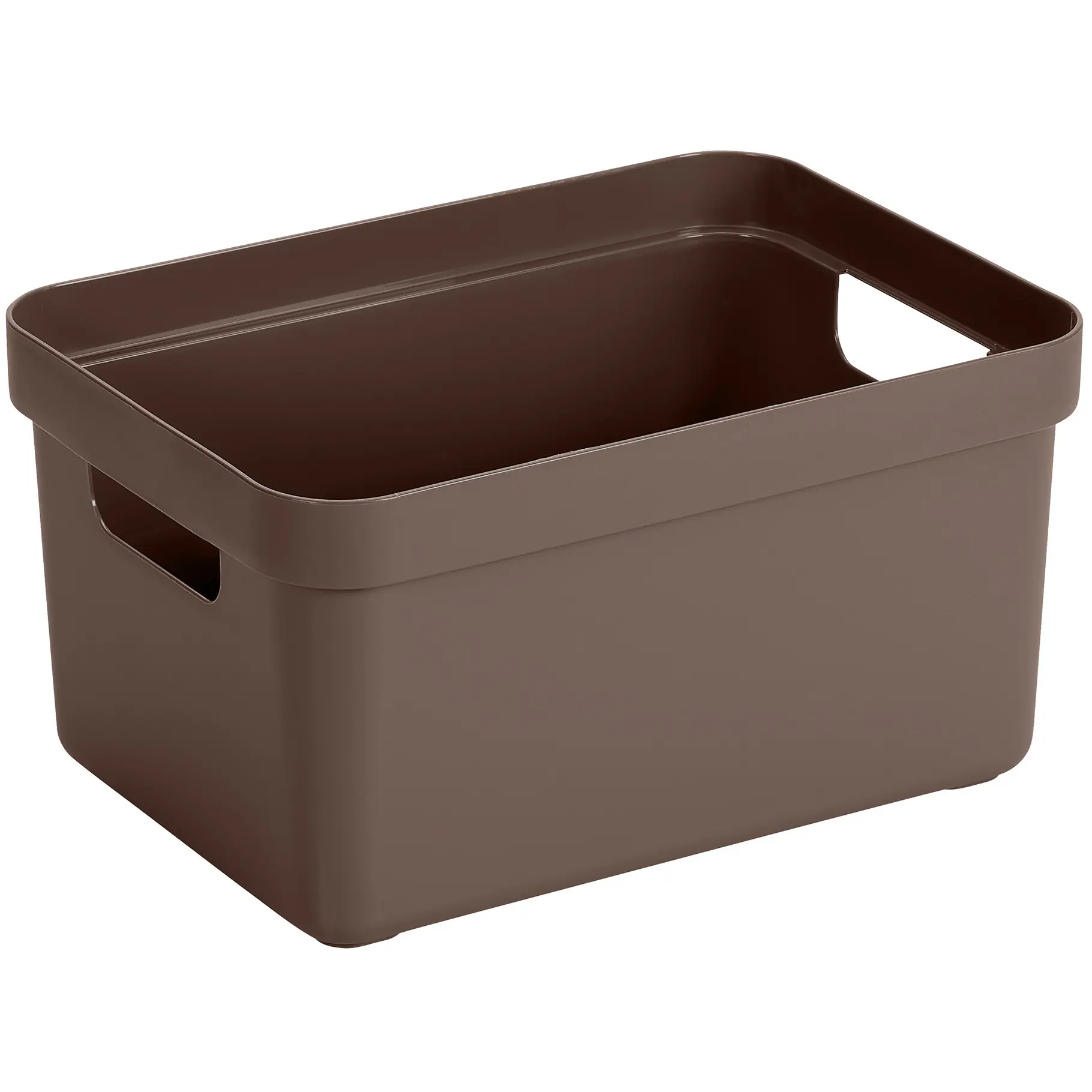 Sunware Aufbewahrungsbox Sigma Home mit Griffen 35 x 24,6 cm 13 L schoko 3er Set