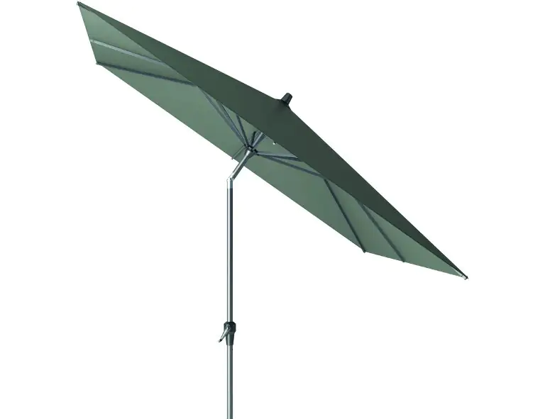 Siena Garden Mittelstockschirm Avio olive 250 x 250 cm