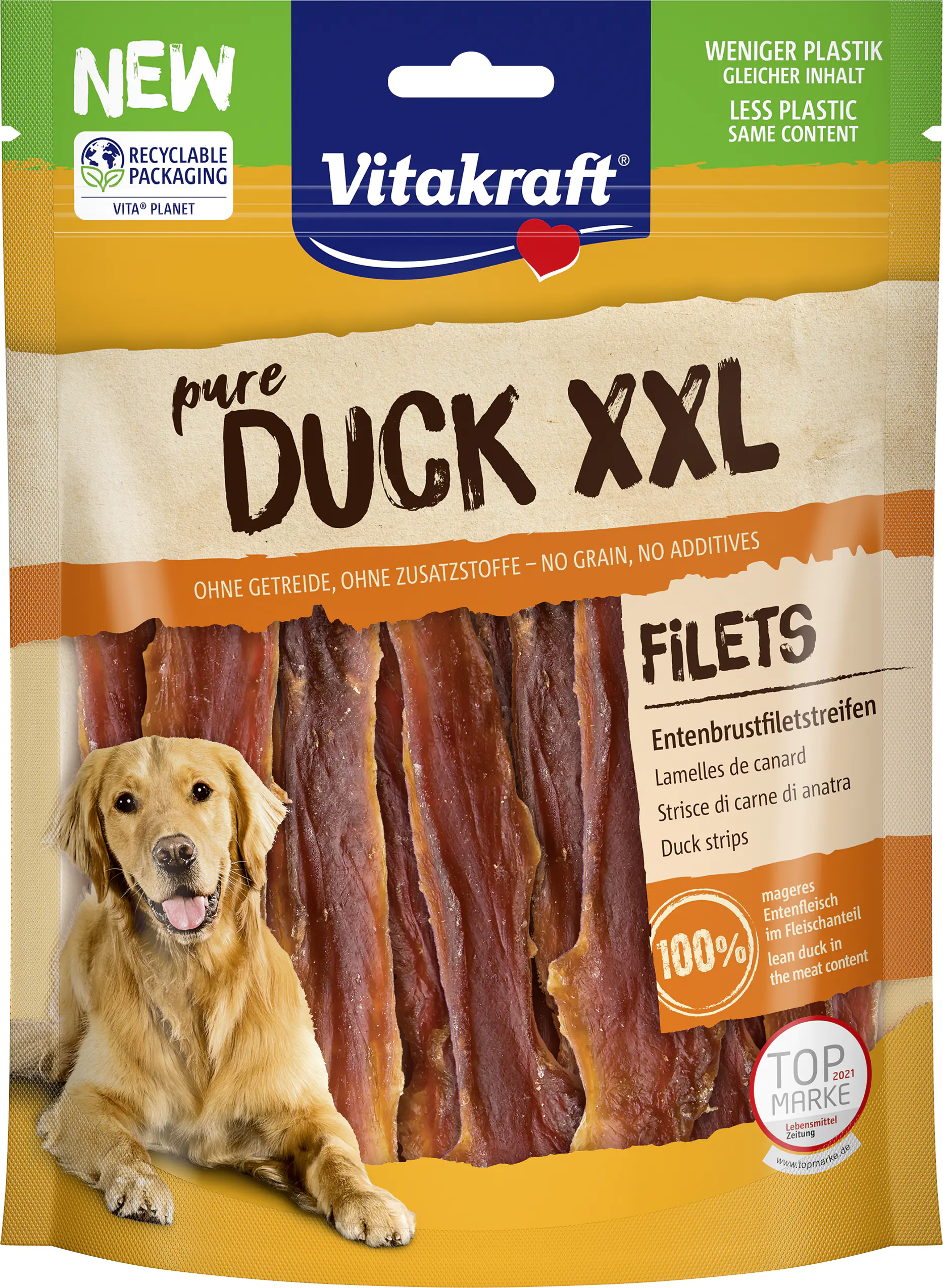 Vitakraft DUCK XXL Entenfleischstreifen 250 g