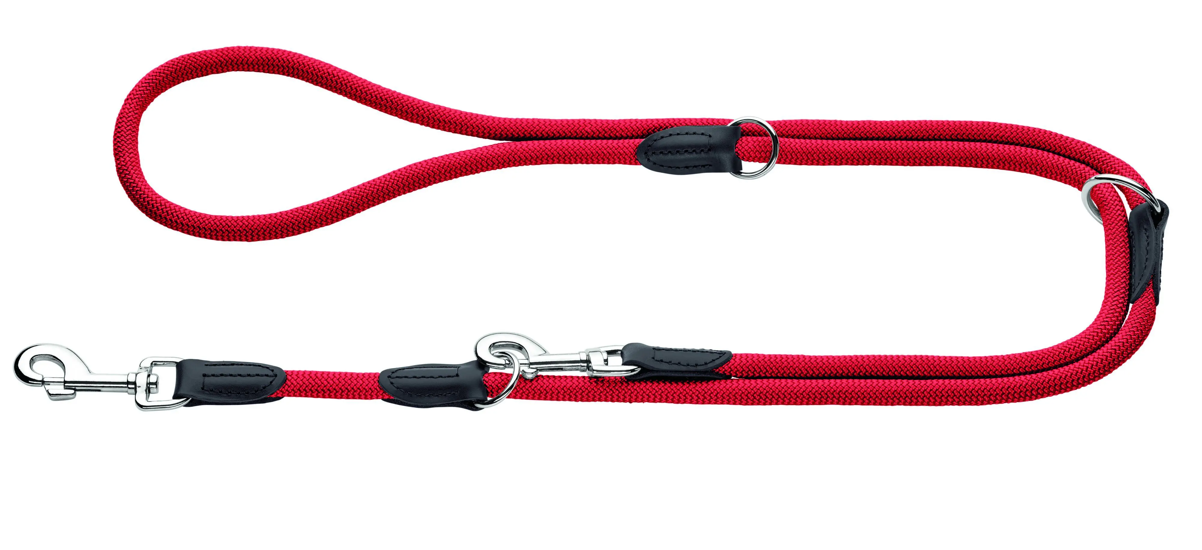Hunter Hundeleine Führleine verstellbar Freestyle 2 m x 1 cm rot