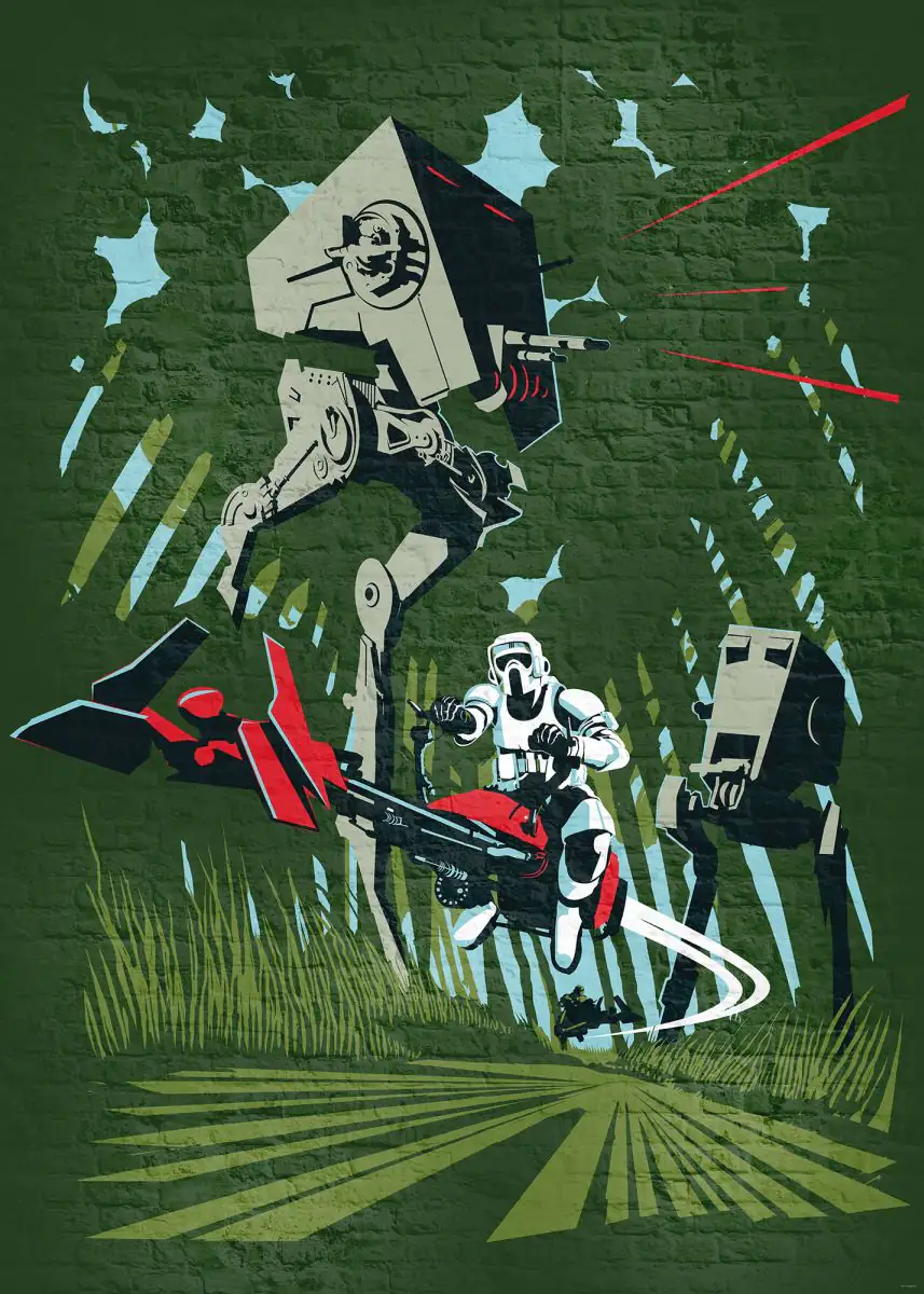 Komar Vlies Fototapete Star Wars Classic Klonkrieger 200 x 280 cm 