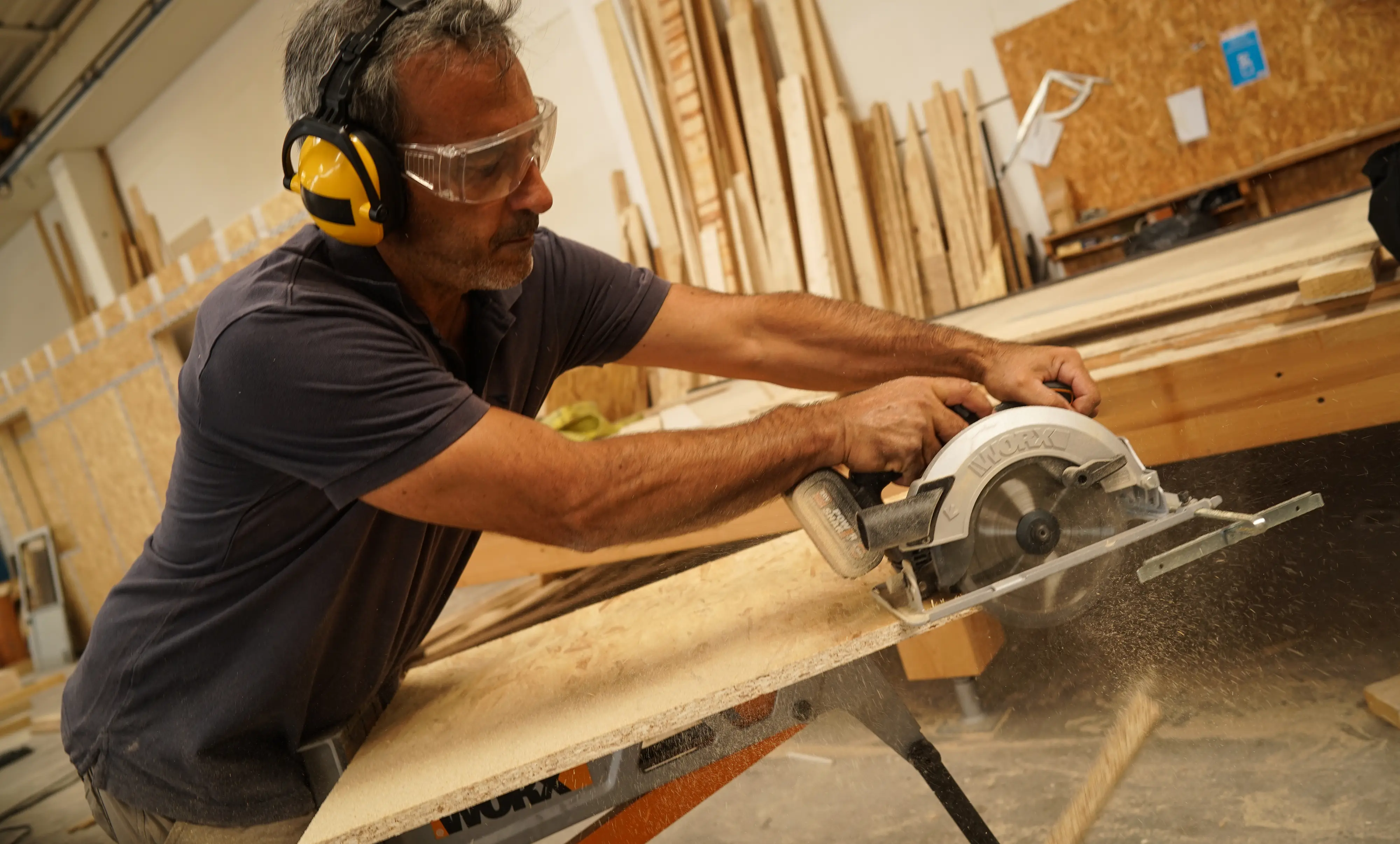 Worx Akku Handkreissäge WX520.9 20 V Solo
