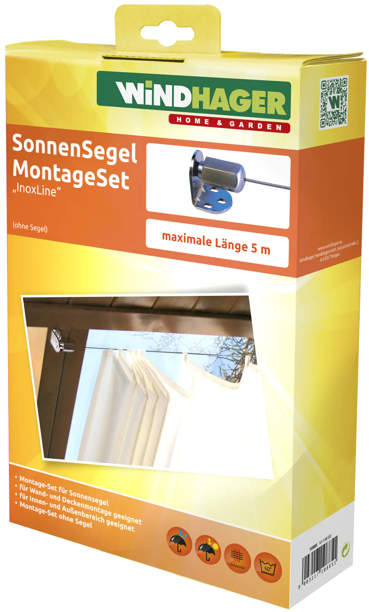 Windhager Montageset InoxLine Edelstahl
