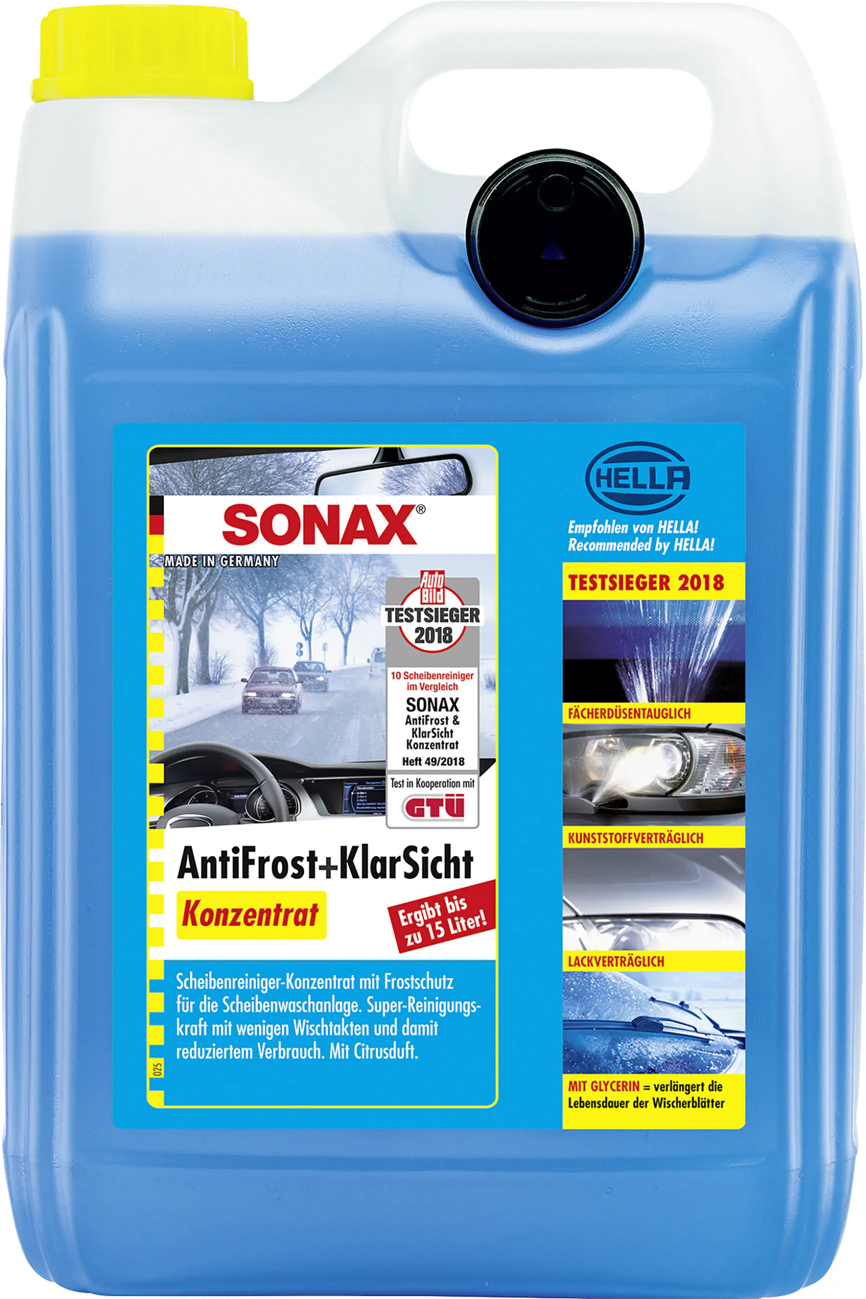 Sonax Scheibenreiniger Antifrost + Klarsicht Konzentrat 1:2 5L