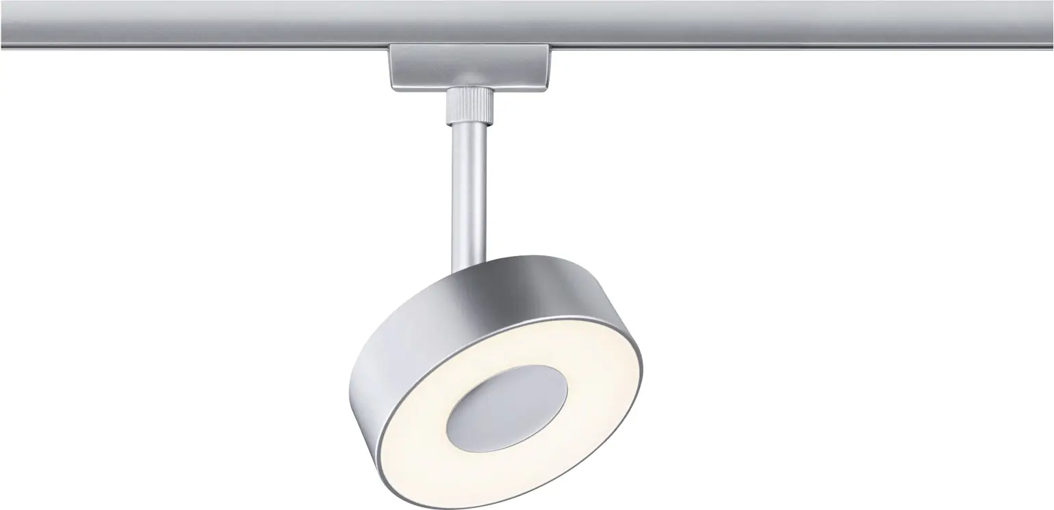 Paulmann URail LED Einzelspot Circle chrom matt 9,8 x 15,4 cm warmweiß