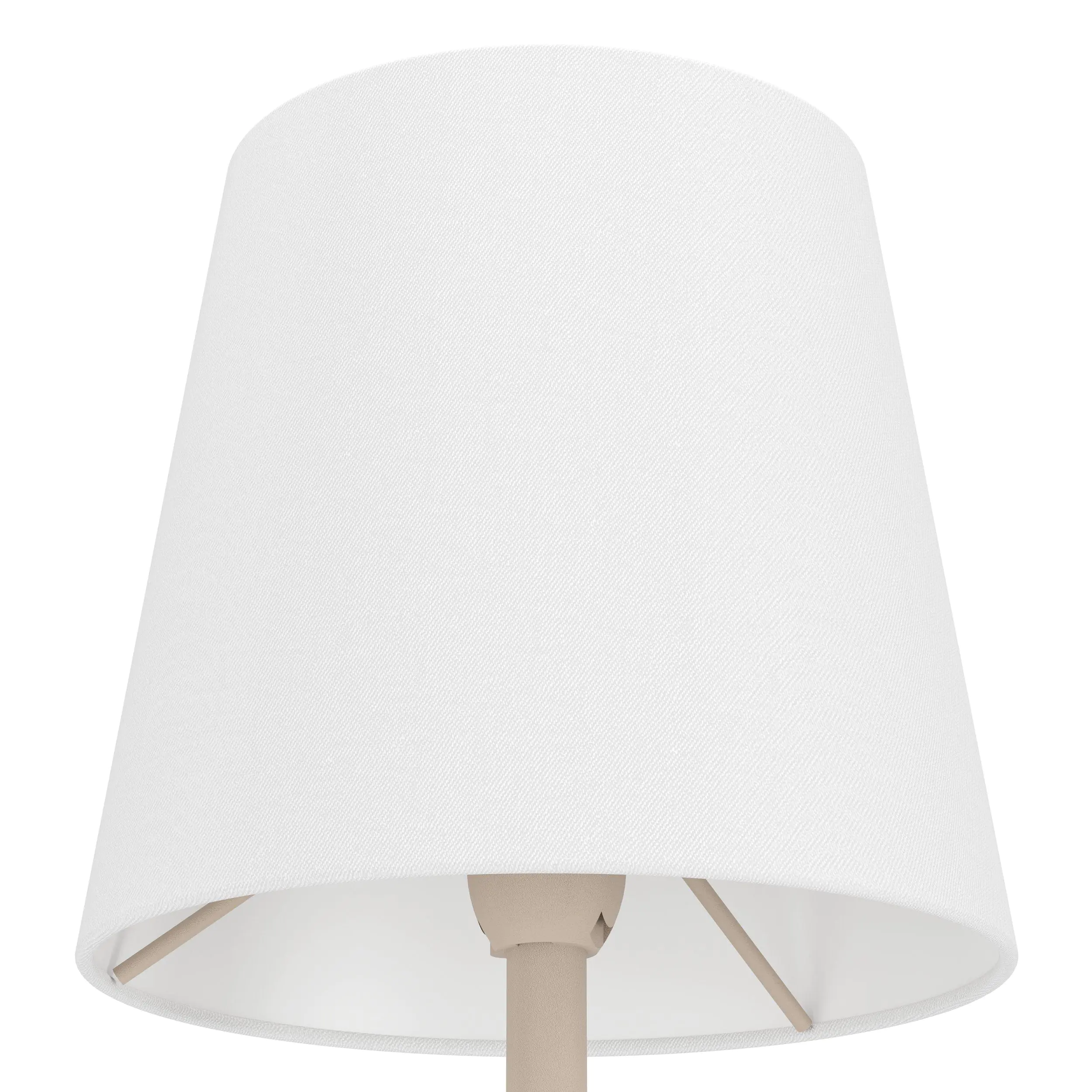 Eglo Stehlampe Fiorana 140,5 cm sandfarben/weiß