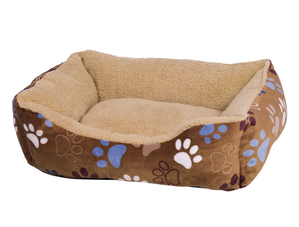 Nobby Komfortbett Lissi Classic eckig L 80 x B 70 x H 22 cm braun