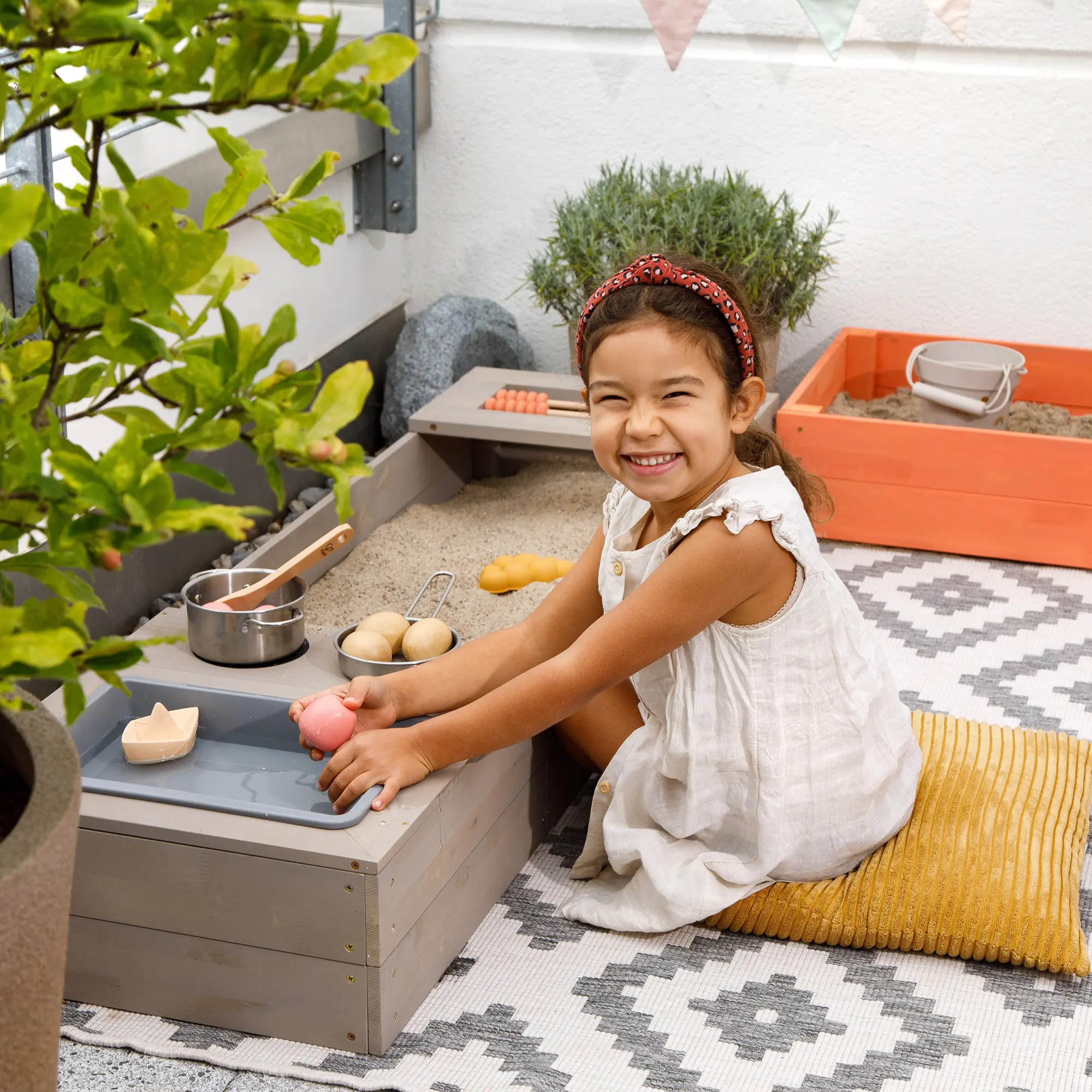 MUDDY BUDDY Sandkasten Flexy Style 150 x 90 x 20 cm / 2x (150 x 45 x 20) cm