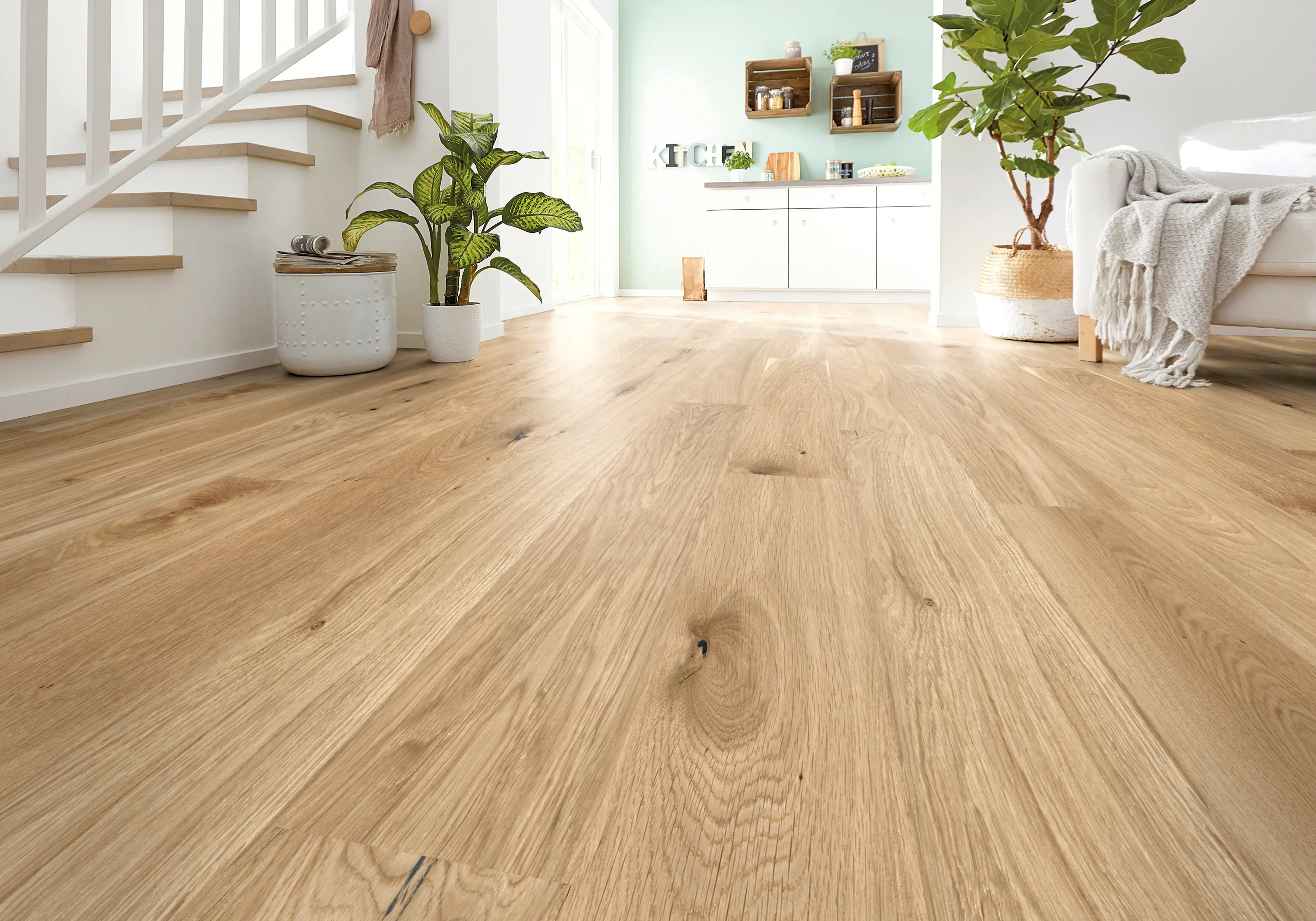 Decolife Vinylboden mit Trittschalldämmung Naturestyle Oak Rustic