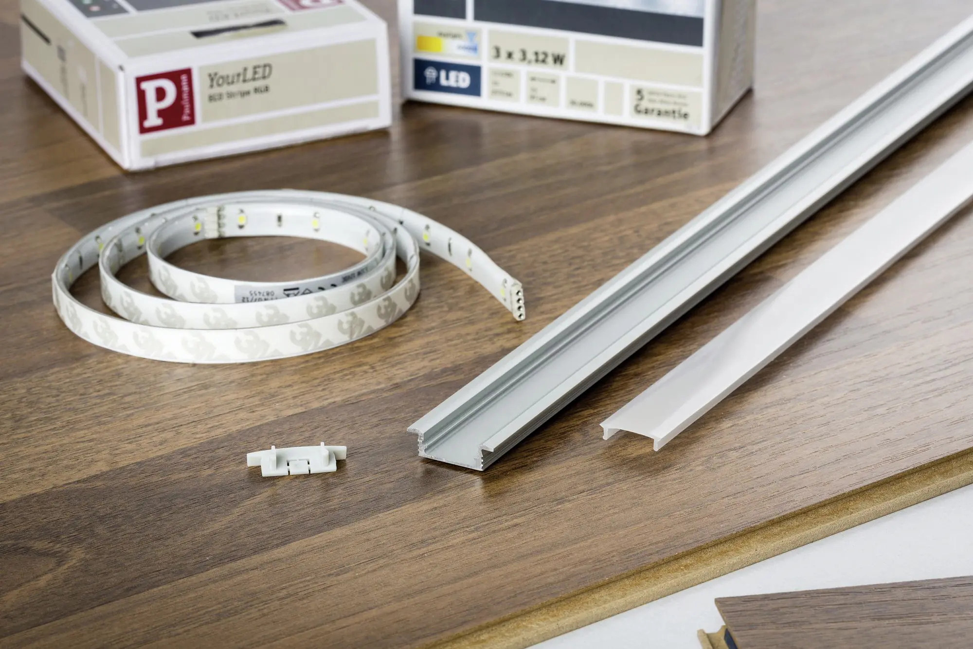 Paulmann Floor Profil mit Diffusor Alu eloxiert/Satin 1m