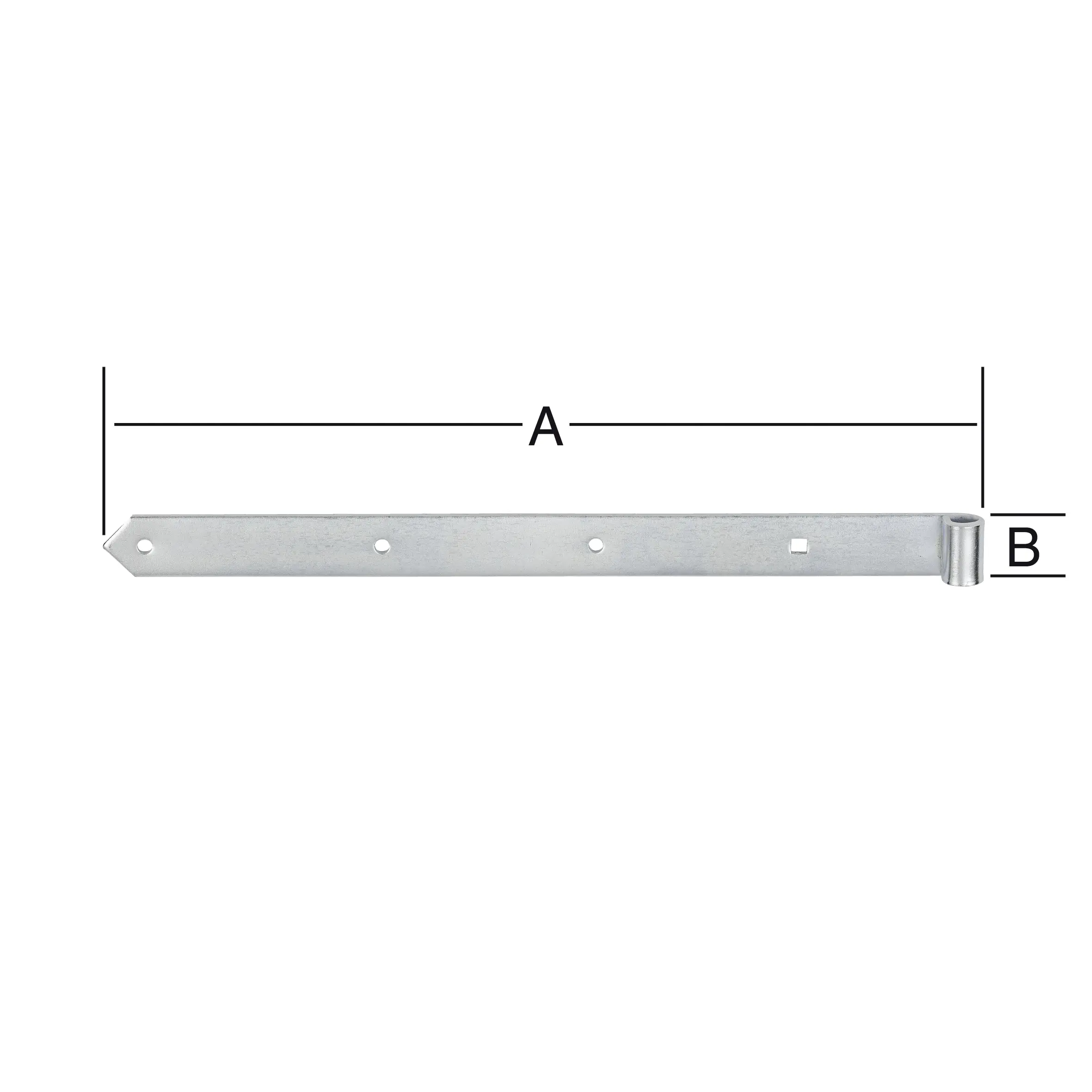 Vormann Ladenbänder schwer verzinkt 700 x 45 x 16 mm