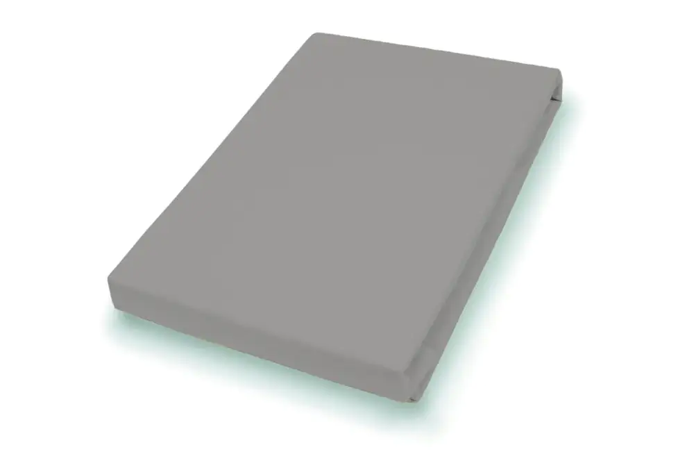 Vario Jersey-Spannbetttuch kiesel, 100 x 200 cm