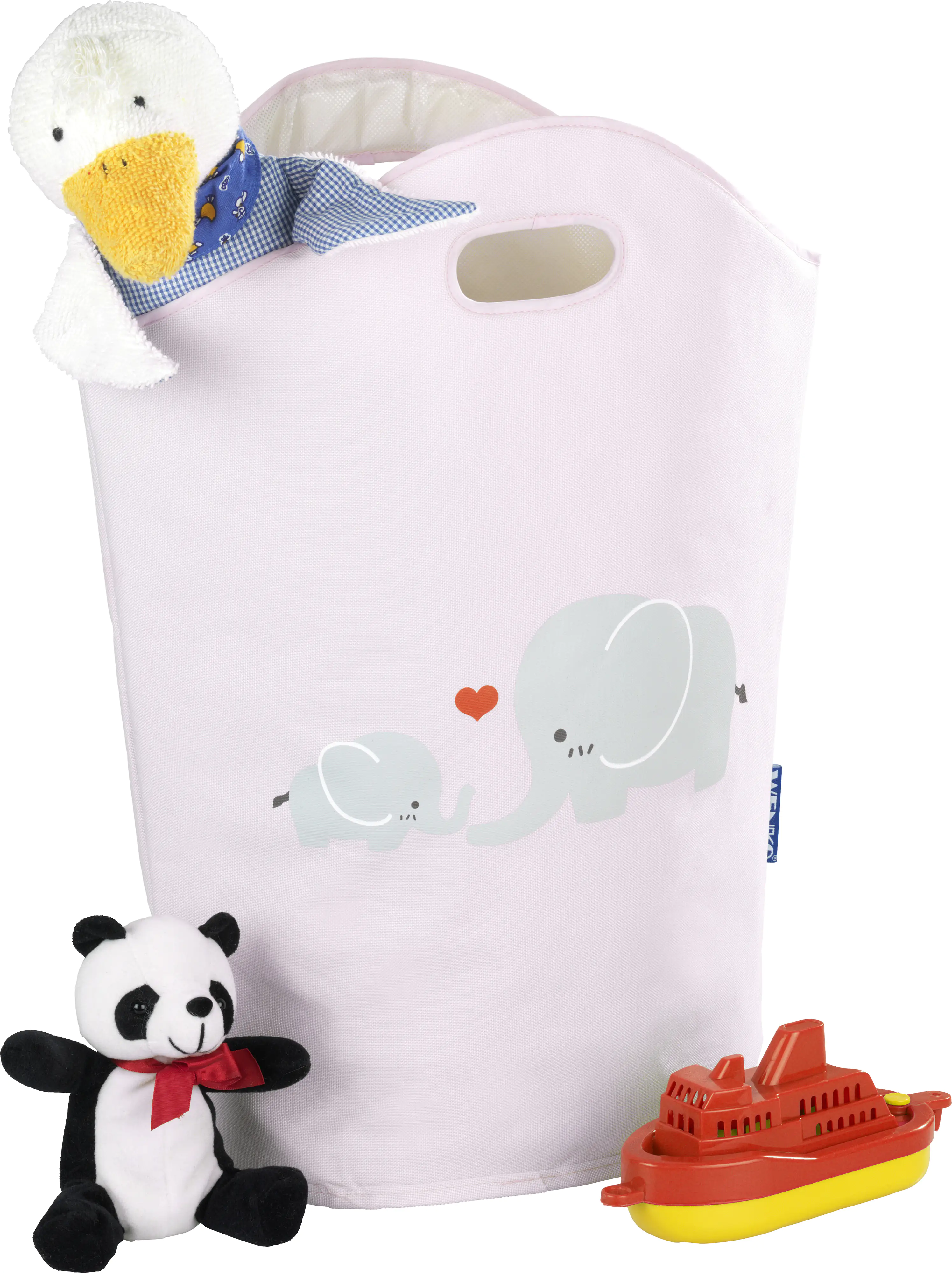 Wenko Wäschesammler Kids Elli 24 l, rosa