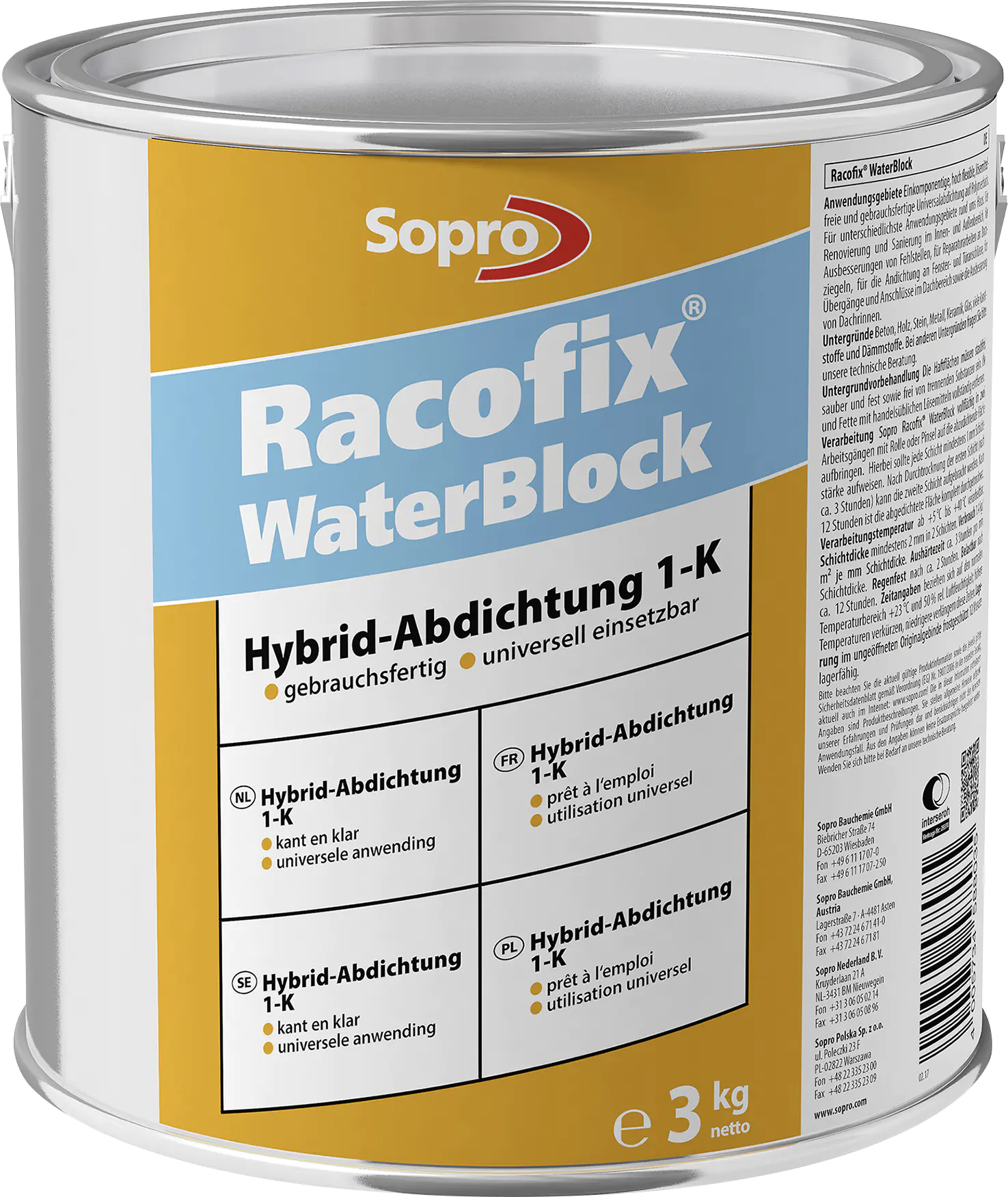Racofix Waterblock 3 kg